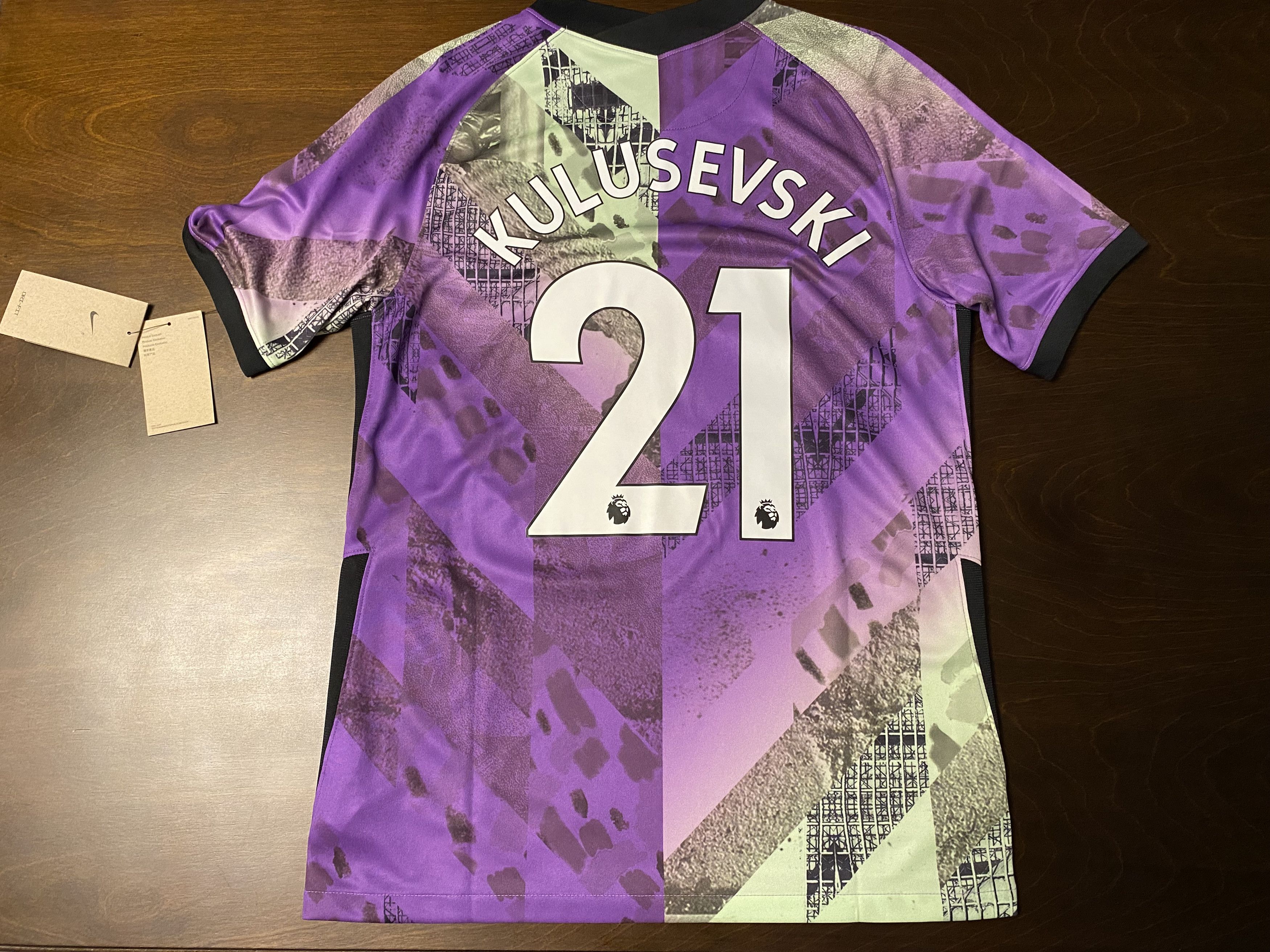 2021-2022 Tottenham Third Jersey M Kulusevski BNWT