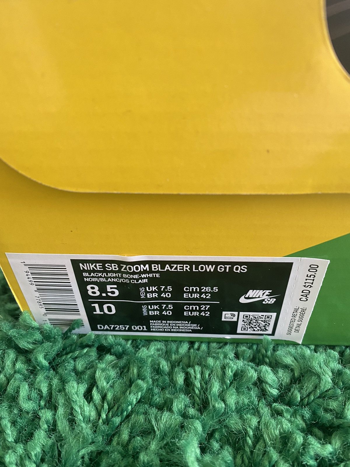 Nike Nike SB blazer low Wacko Mario Size US 8.5 / EU 41-42 - 5 Thumbnail