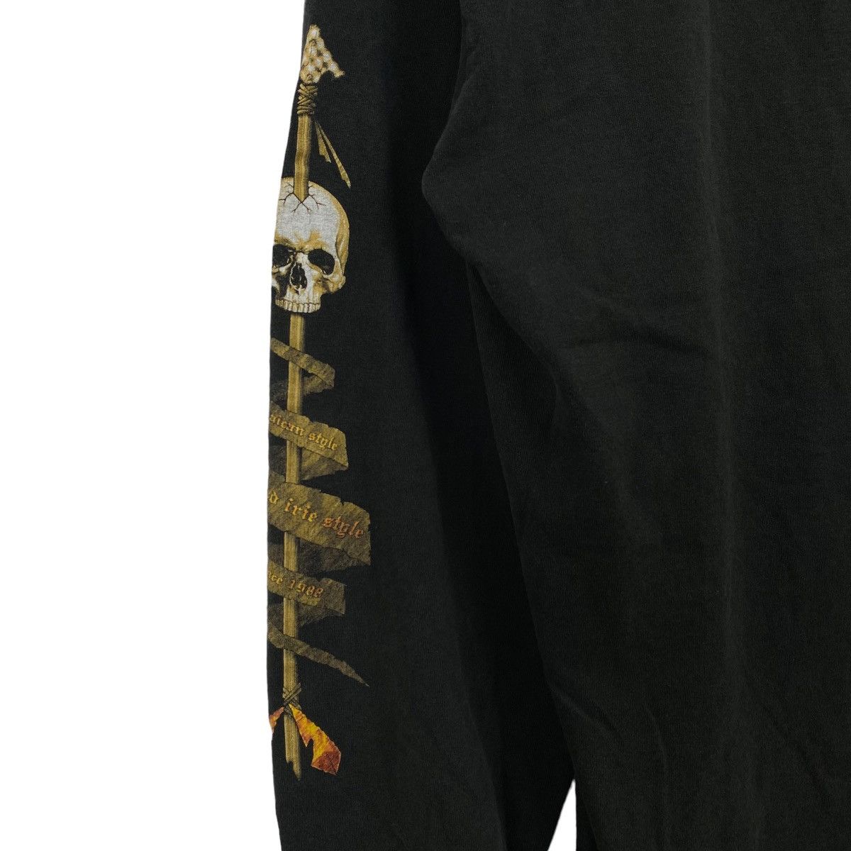 Vintage Vintage JAMAICAN STYLE USA Wicked Irie Style Print Black Size US XL / EU 56 / 4 - 5 Thumbnail