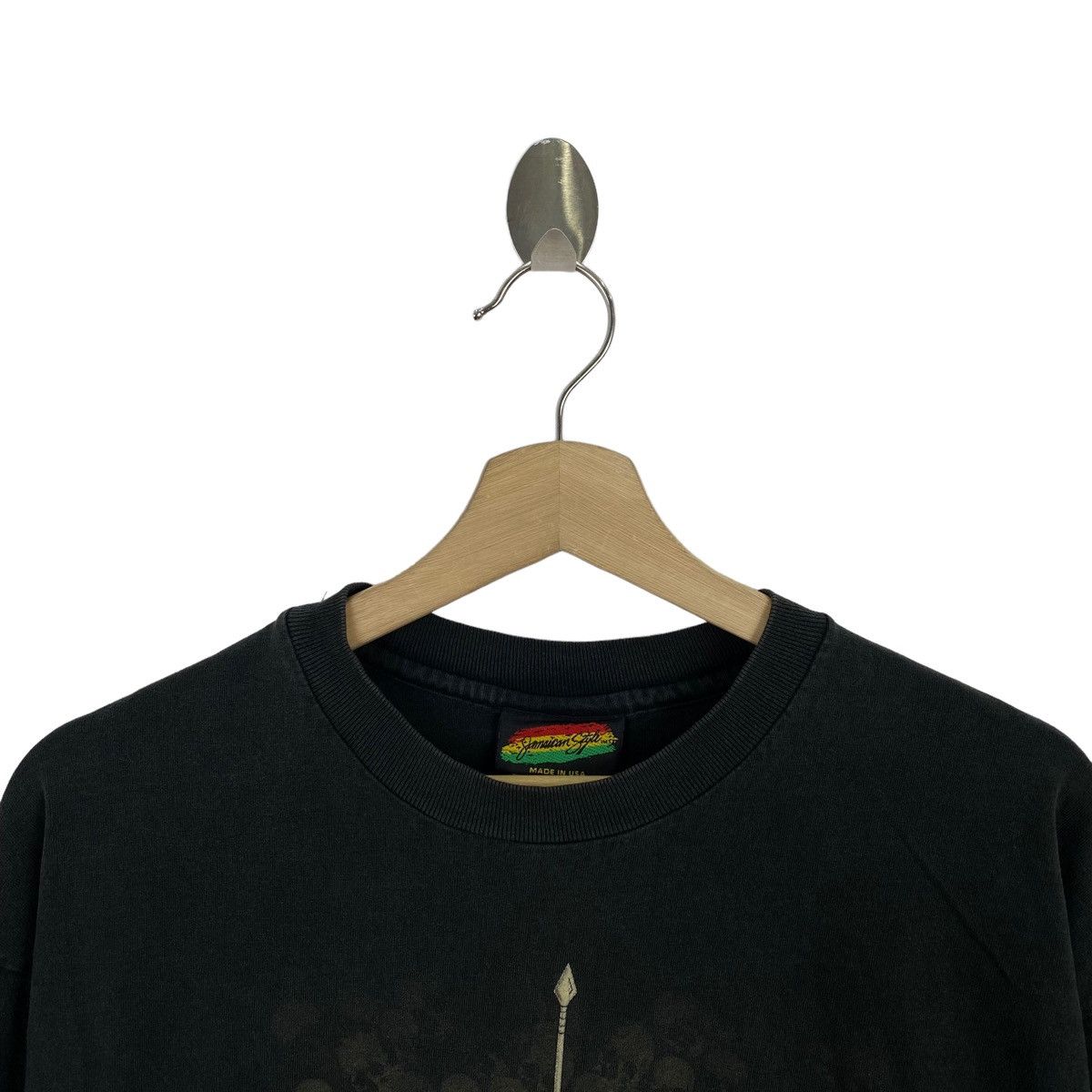 Vintage Vintage JAMAICAN STYLE USA Wicked Irie Style Print Black Size US XL / EU 56 / 4 - 2 Thumbnail