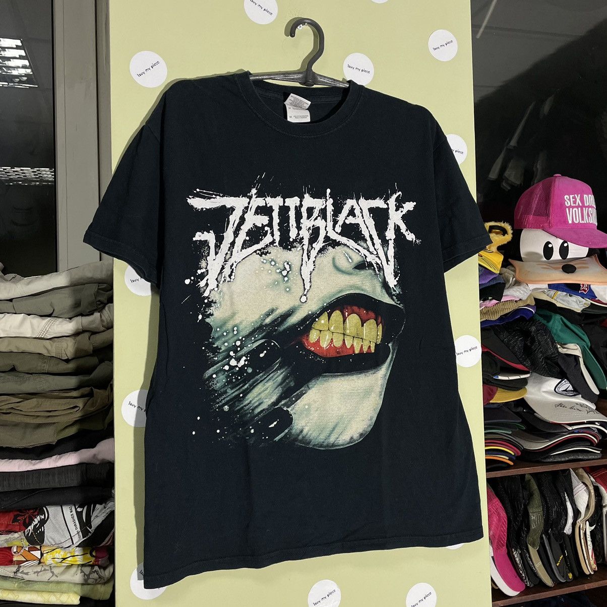 Vintage Vintage Y2K Graphic Tee Horror Skull Goth Streetwear Black M Size US M / EU 48-50 / 2 - 2 Thumbnail