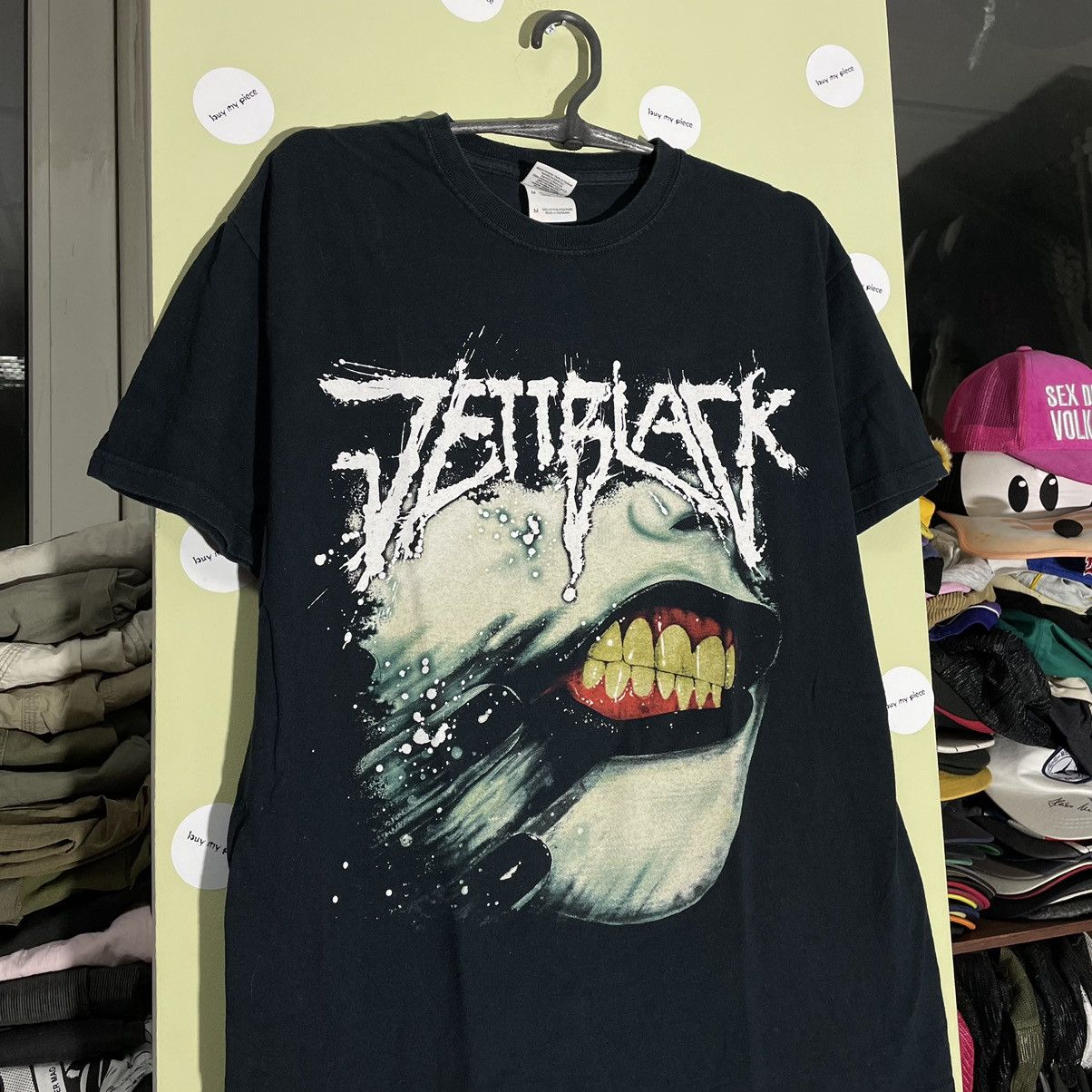 Vintage Vintage Y2K Graphic Tee Horror Skull Goth Streetwear Black M Size US M / EU 48-50 / 2 - 4 Thumbnail