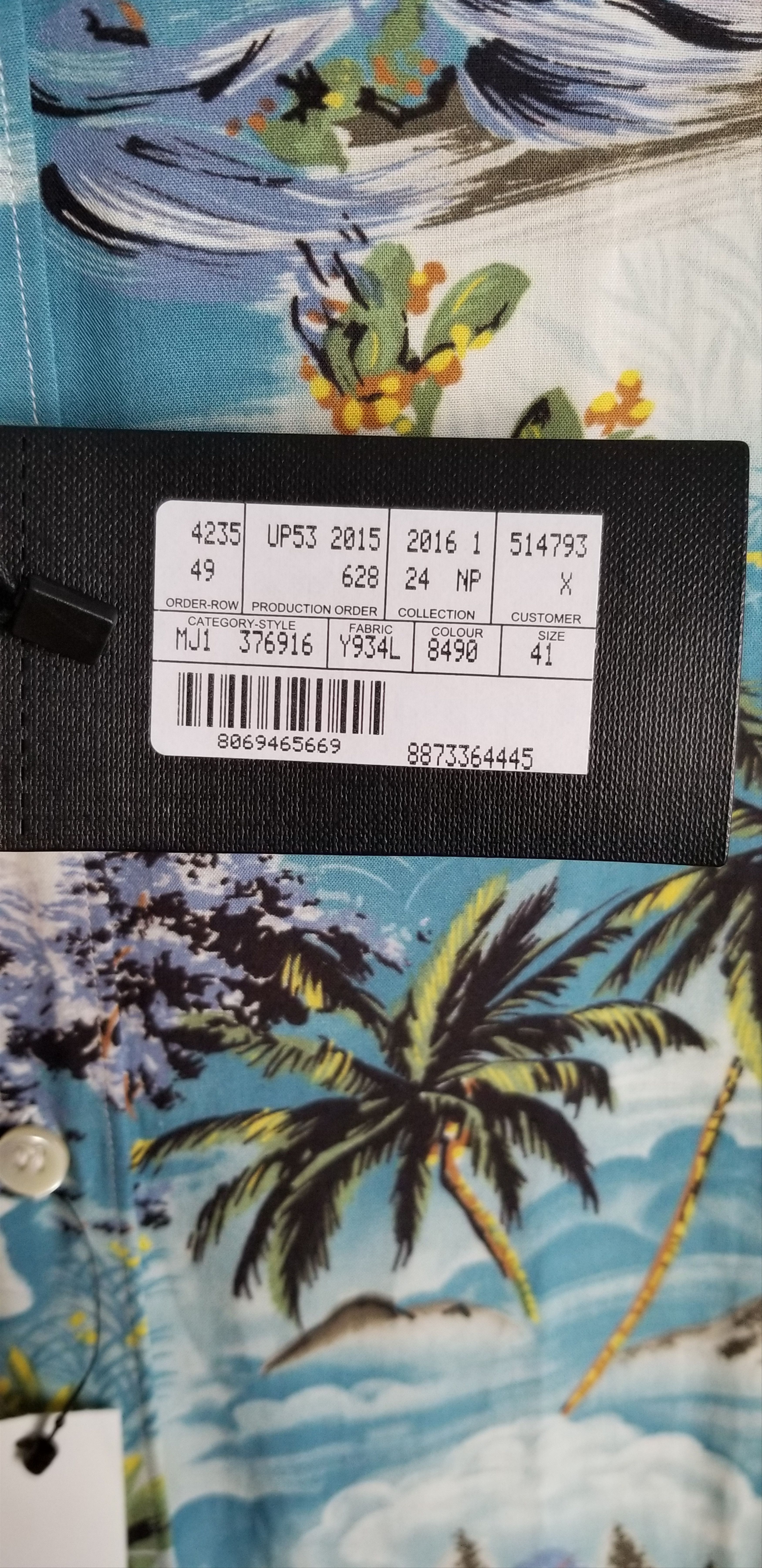 Saint Laurent Paris SS16 Saint Laurent Paris Hawaiian Shirt Size US L / EU 52-54 / 3 - 7 Thumbnail
