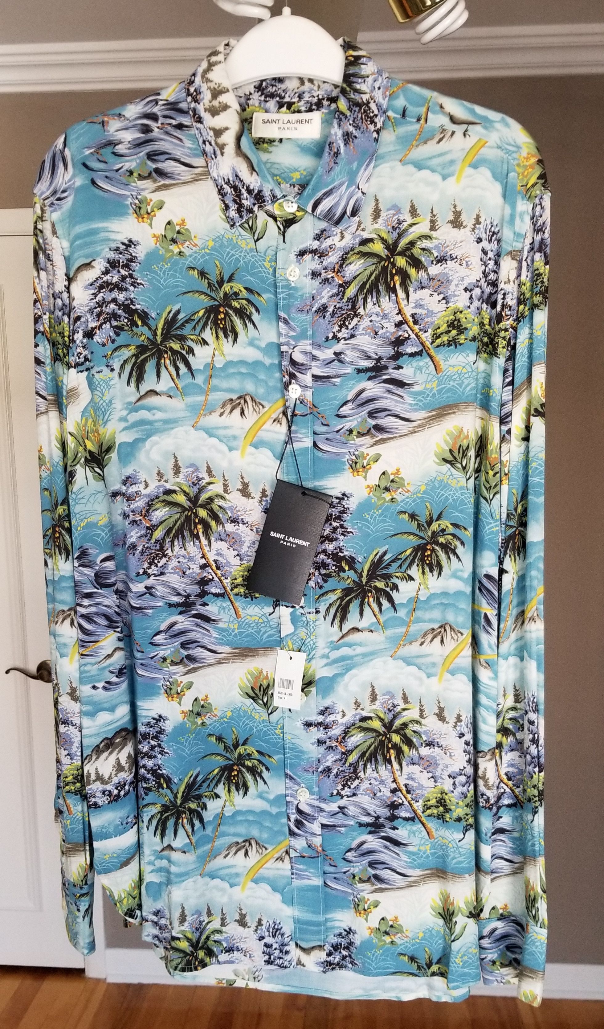 Saint Laurent Paris Hawaiian Shirt | Grailed