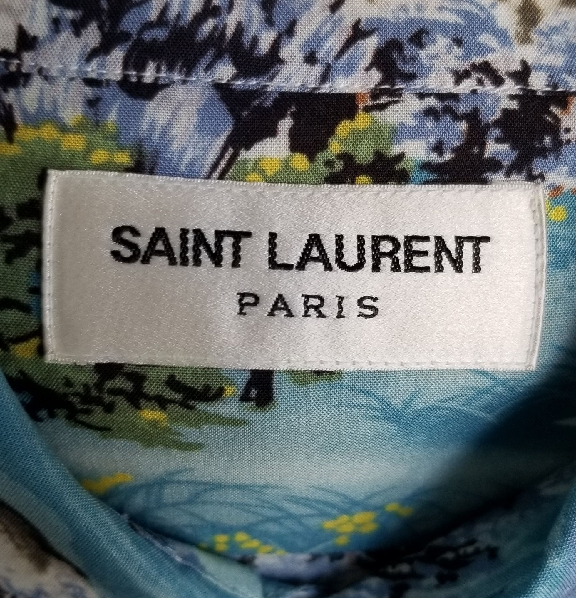 Saint Laurent Paris SS16 Saint Laurent Paris Hawaiian Shirt Size US L / EU 52-54 / 3 - 5 Thumbnail