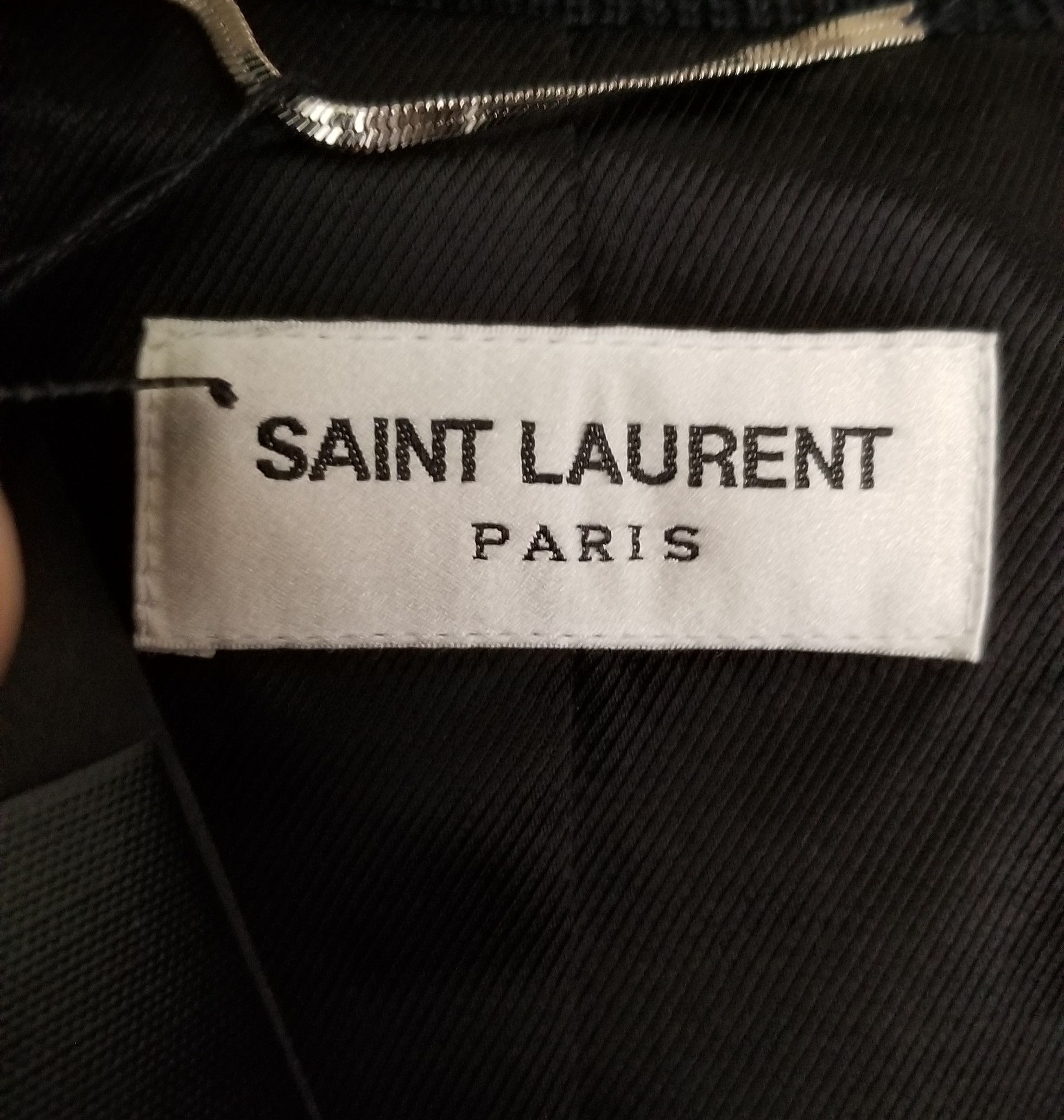 Saint Laurent Paris Saint Laurent Paris Teal Teddy Jacket Size US M / EU 48-50 / 2 - 6 Thumbnail