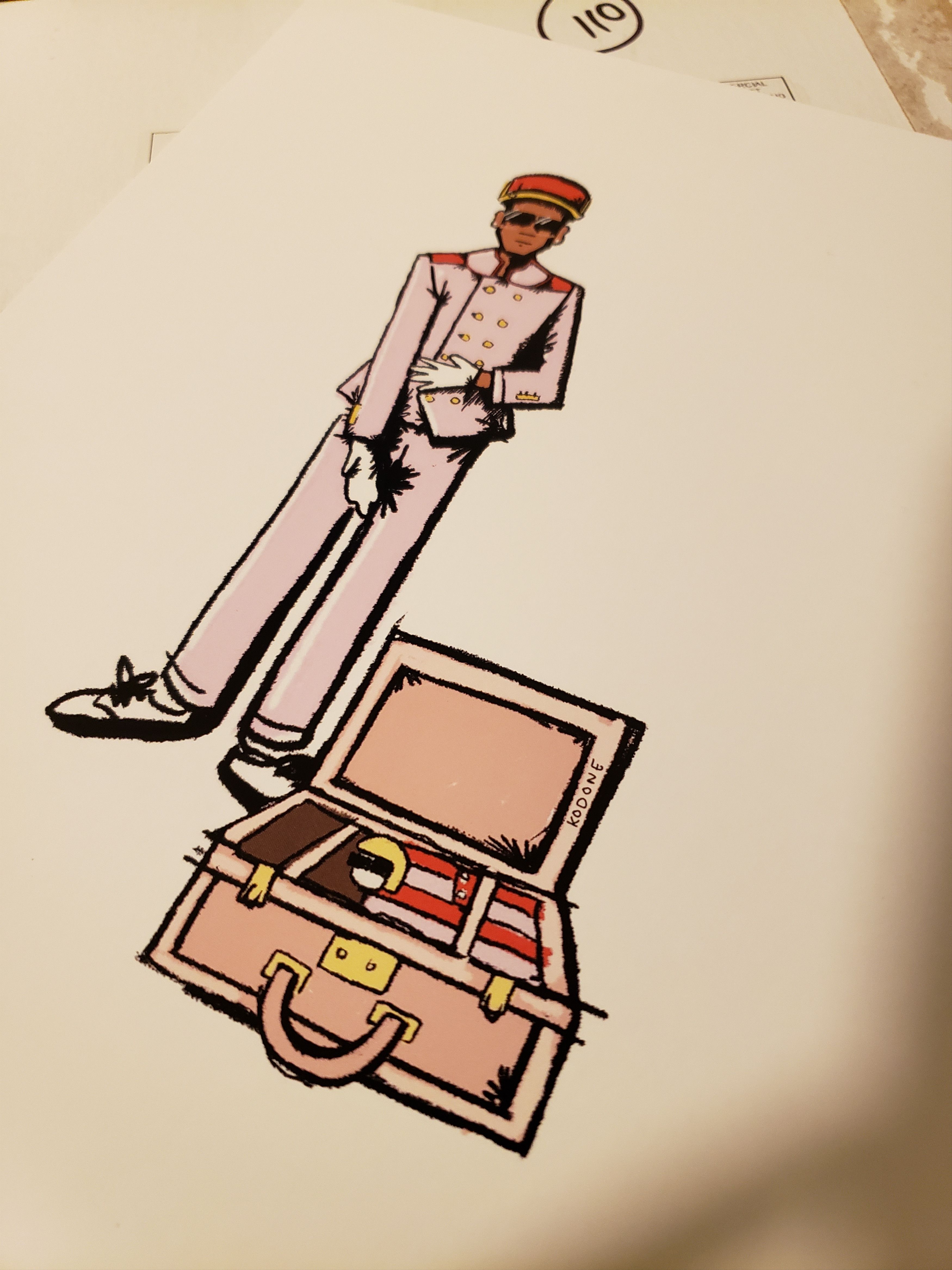 Golf Wang × Kodone × Odd Future Kodone 1/1 Tyler, the Creator Print Size ONE SIZE - 2 Thumbnail