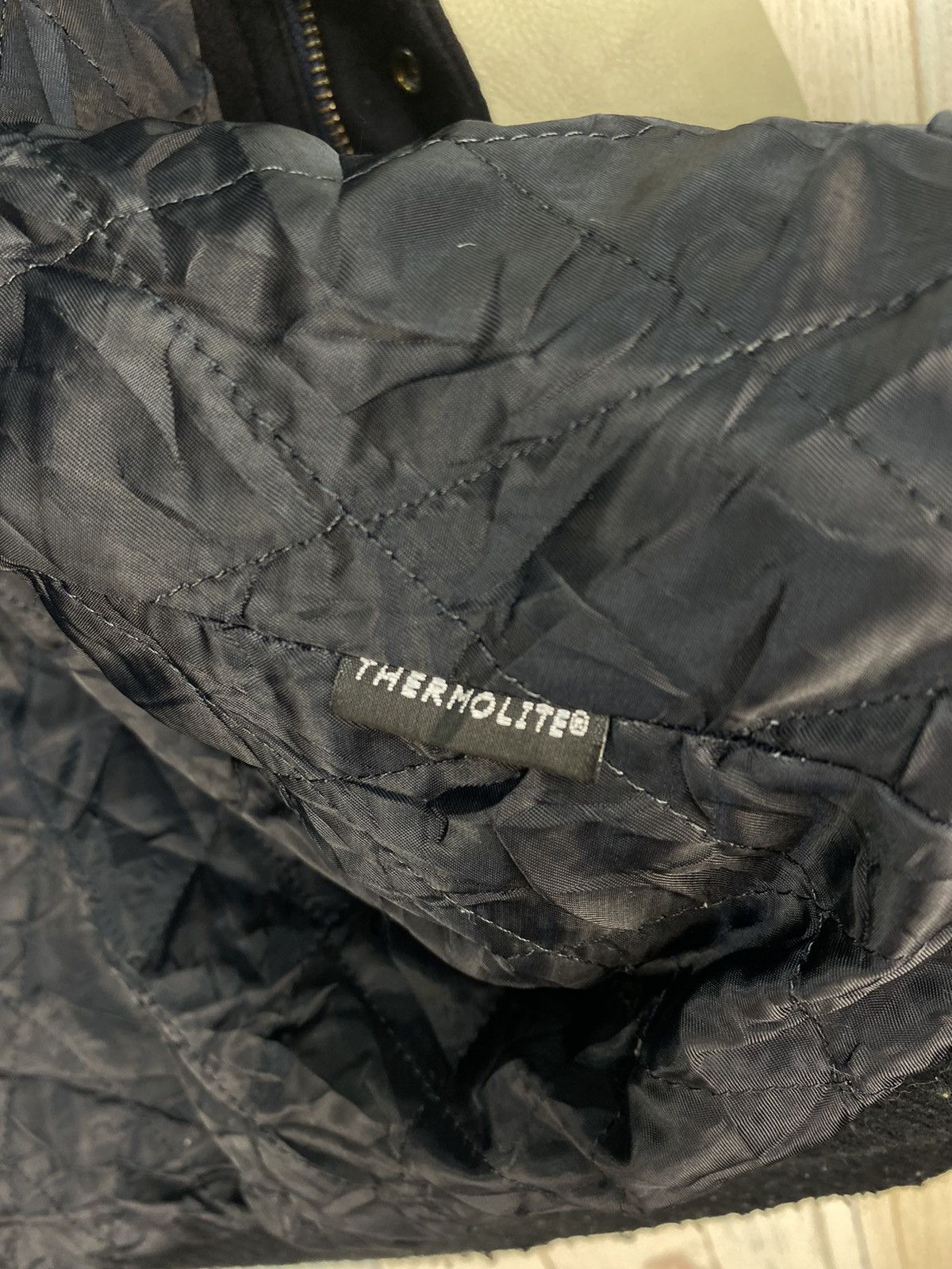 Japanese Brand Thermolite Wool Varsity Jacket Flip Collar Size US S / EU 44-46 / 1 - 9 Thumbnail