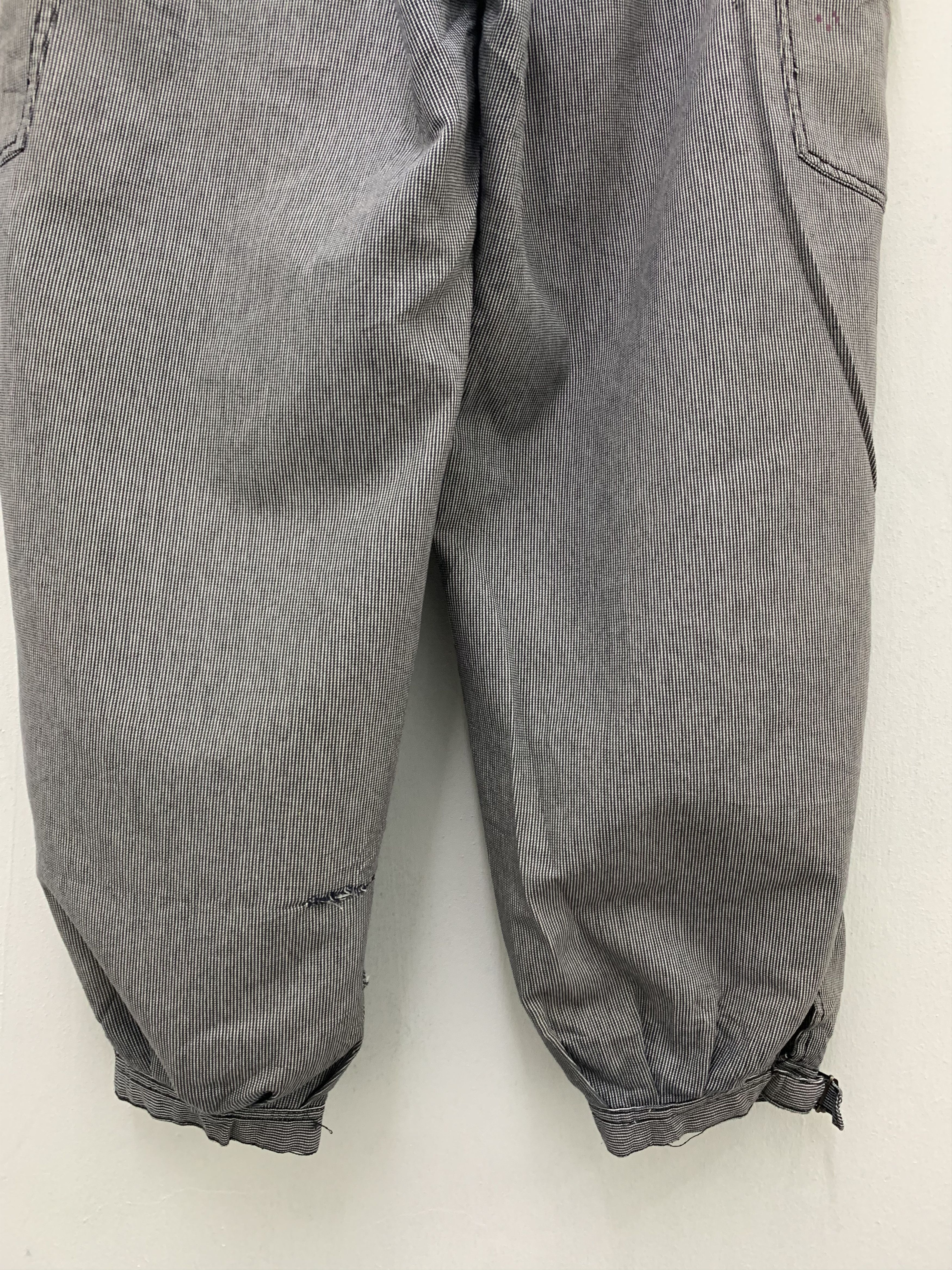 Japanese Brand Cargo Pants Multipocket Black White Stripes Japanese Brande Size US 31 - 13 Thumbnail