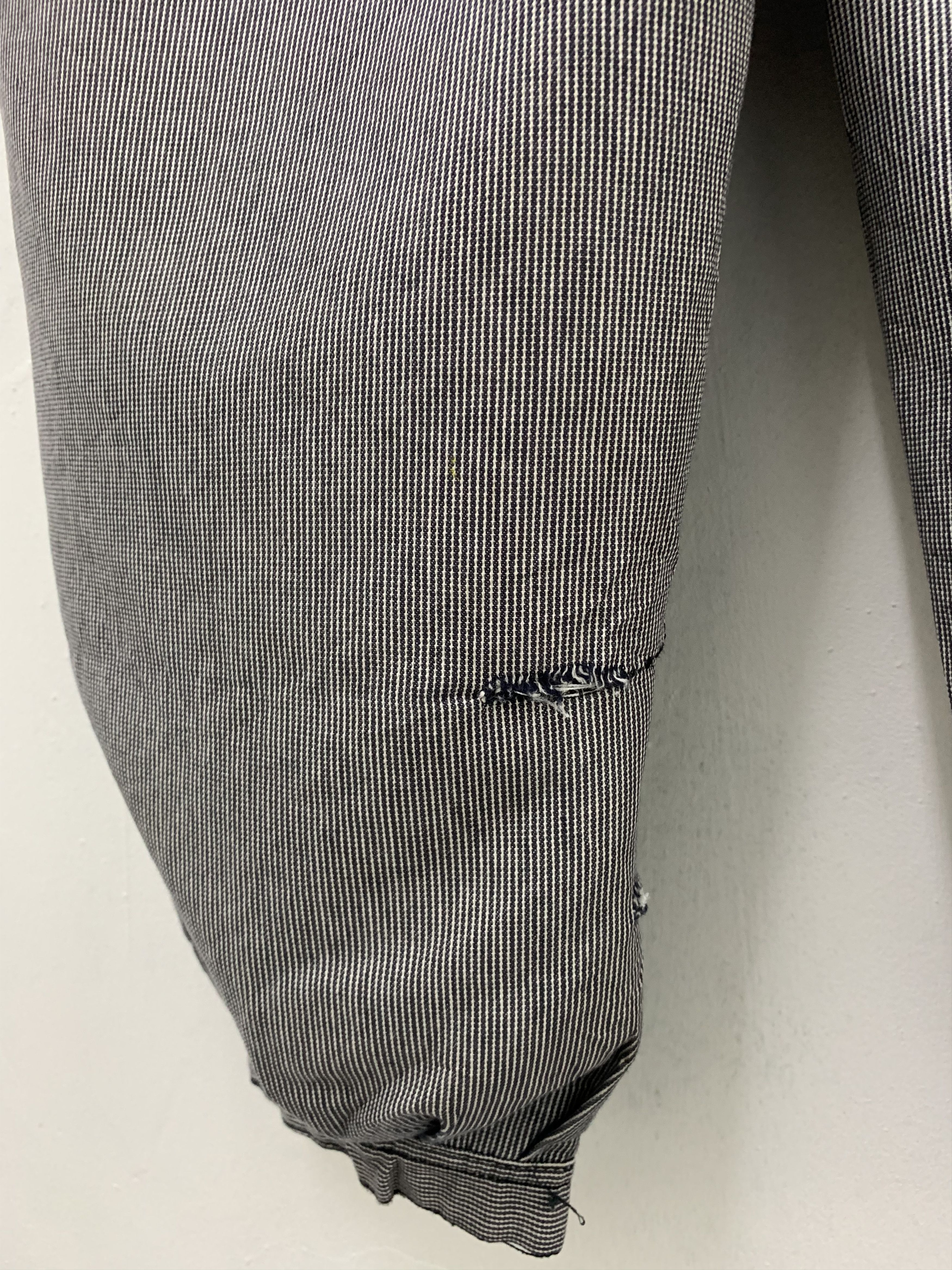 Japanese Brand Cargo Pants Multipocket Black White Stripes Japanese Brande Size US 31 - 14 Thumbnail