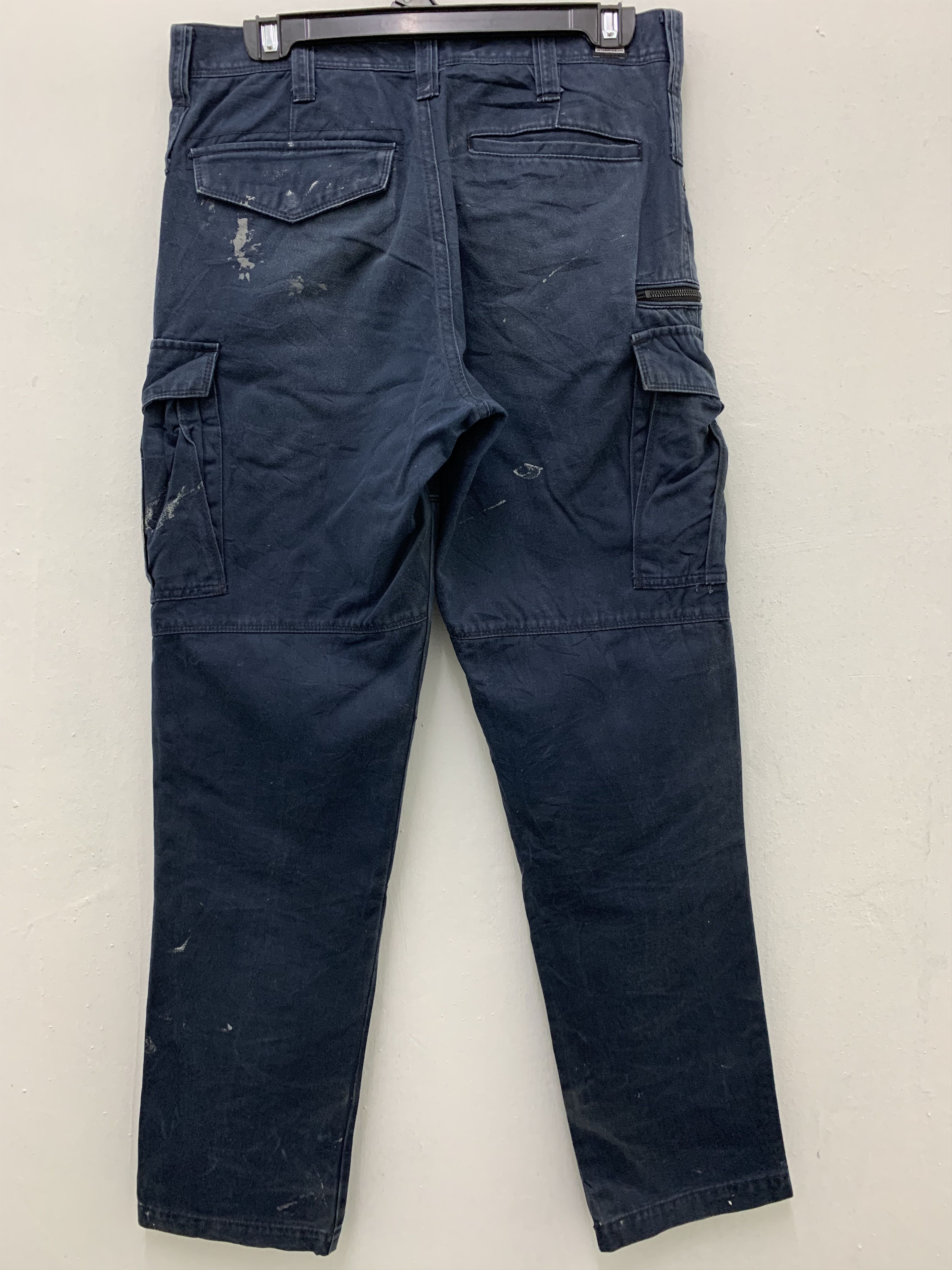 Japanese Brand Cargo Pants Burtle Workwear Multipocket Streetwear Painted Size US 29 - 7 Thumbnail