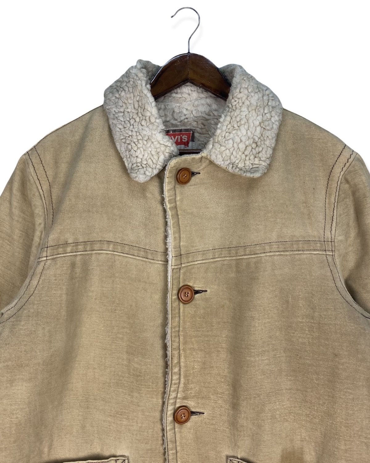 Levi's Vintage Clothing Vintage Levi’s Faux Fur Jacket Made in Usa Size US M / EU 48-50 / 2 - 2 Thumbnail