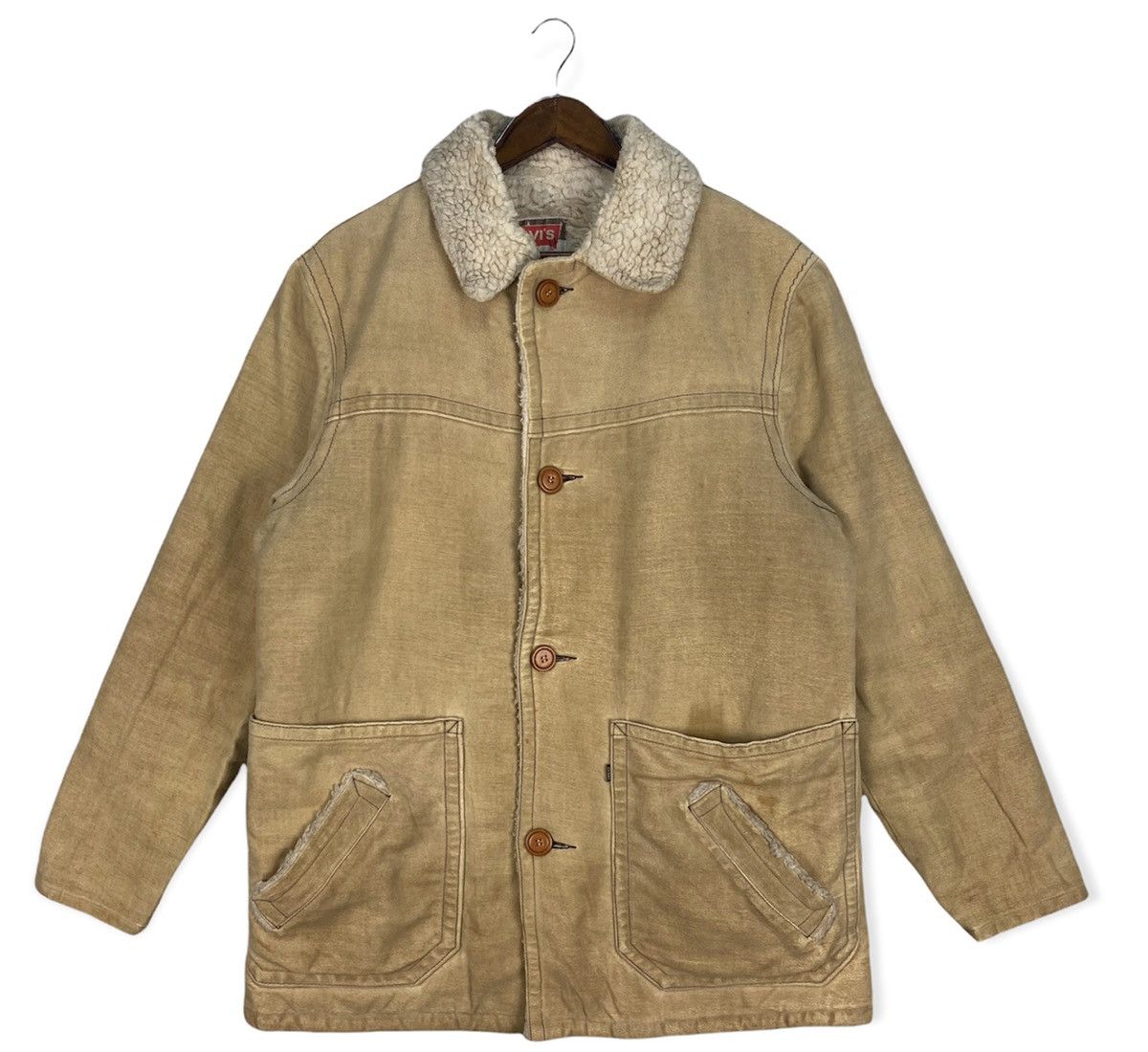 Levi's Vintage Clothing Vintage Levi’s Faux Fur Jacket Made in Usa Size US M / EU 48-50 / 2 - 1 Thumbnail
