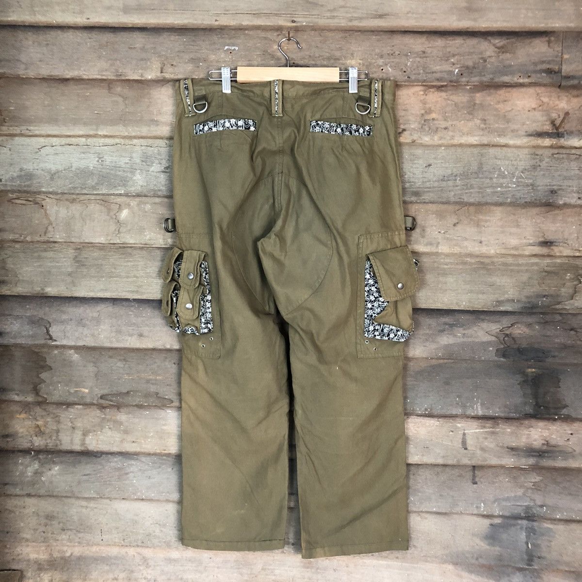 Japanese Brand Cargo Pants Rare Multipocket Japanese Branded Green #874 Size US 33 - 9 Thumbnail