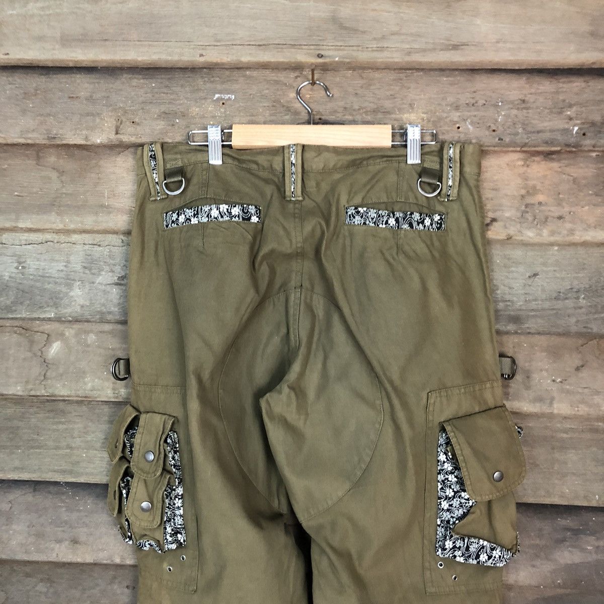 Japanese Brand Cargo Pants Rare Multipocket Japanese Branded Green #874 Size US 33 - 10 Thumbnail