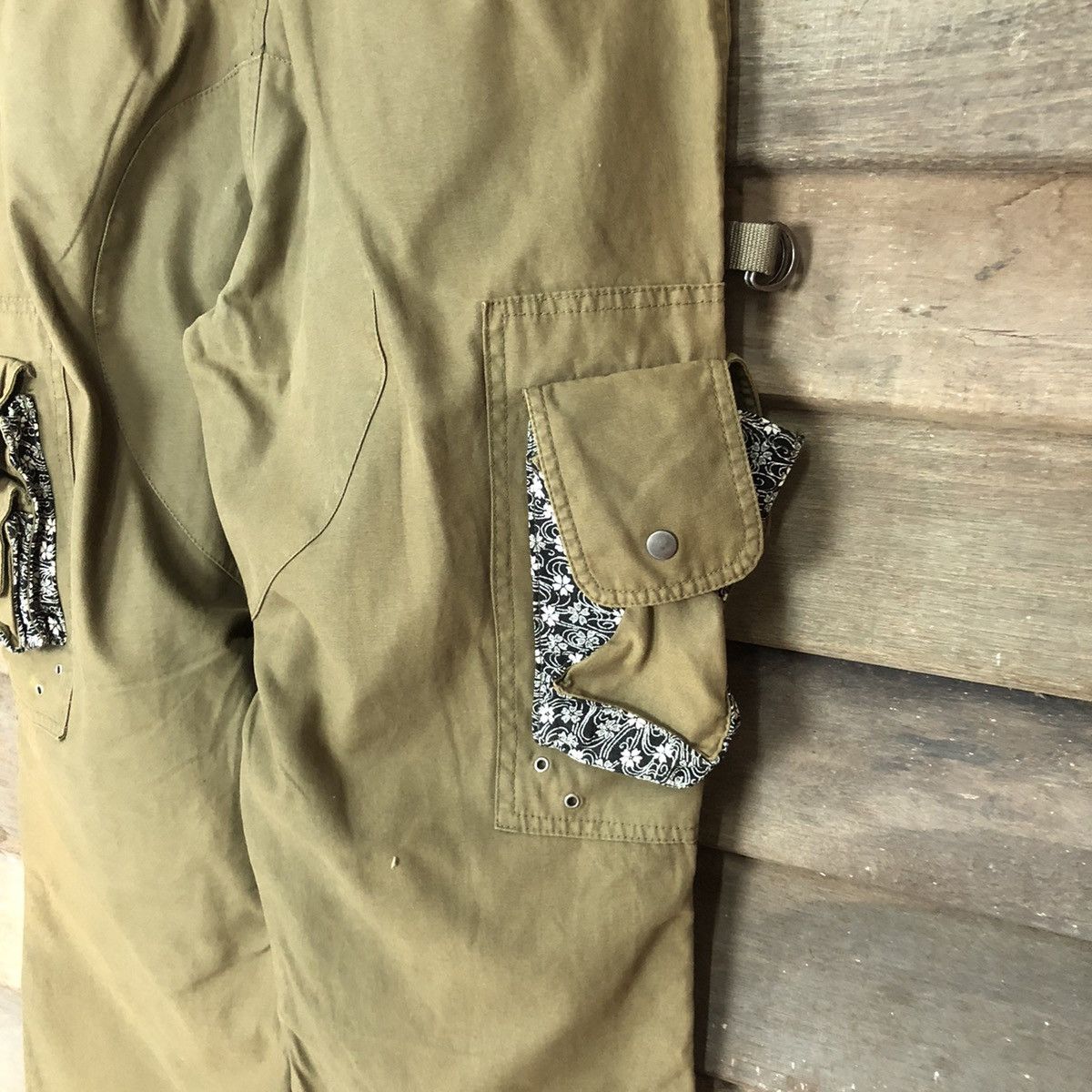 Japanese Brand Cargo Pants Rare Multipocket Japanese Branded Green #874 Size US 33 - 15 Thumbnail