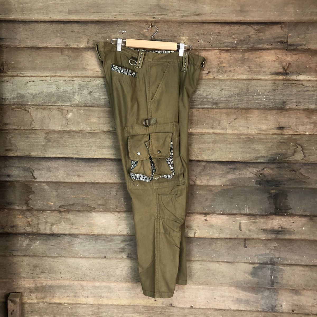 Japanese Brand Cargo Pants Rare Multipocket Japanese Branded Green #874 Size US 33 - 20 Thumbnail