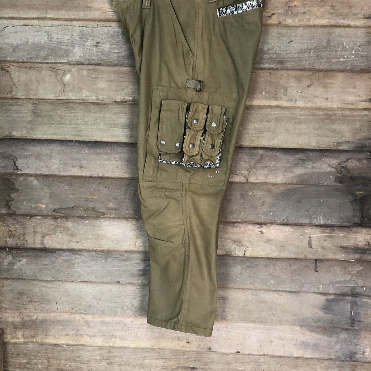 Japanese Brand Cargo Pants Rare Multipocket Japanese Branded Green #874 Size US 33 - 18 Thumbnail
