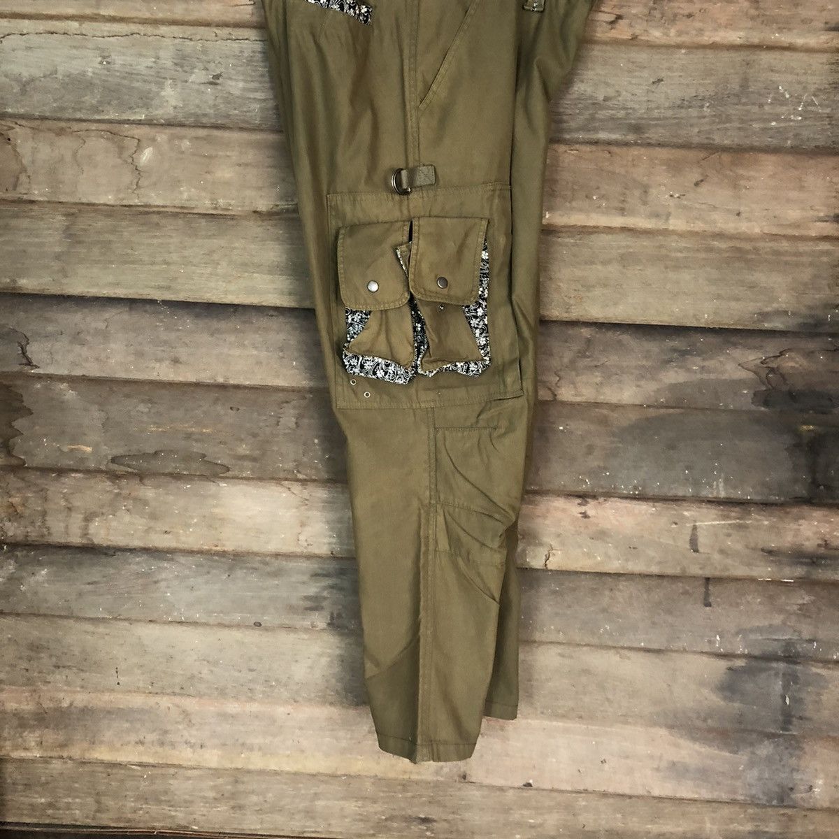 Japanese Brand Cargo Pants Rare Multipocket Japanese Branded Green #874 Size US 33 - 22 Thumbnail