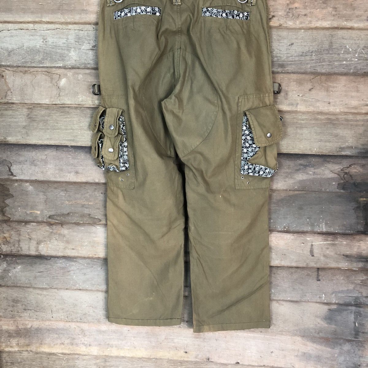 Japanese Brand Cargo Pants Rare Multipocket Japanese Branded Green #874 Size US 33 - 11 Thumbnail