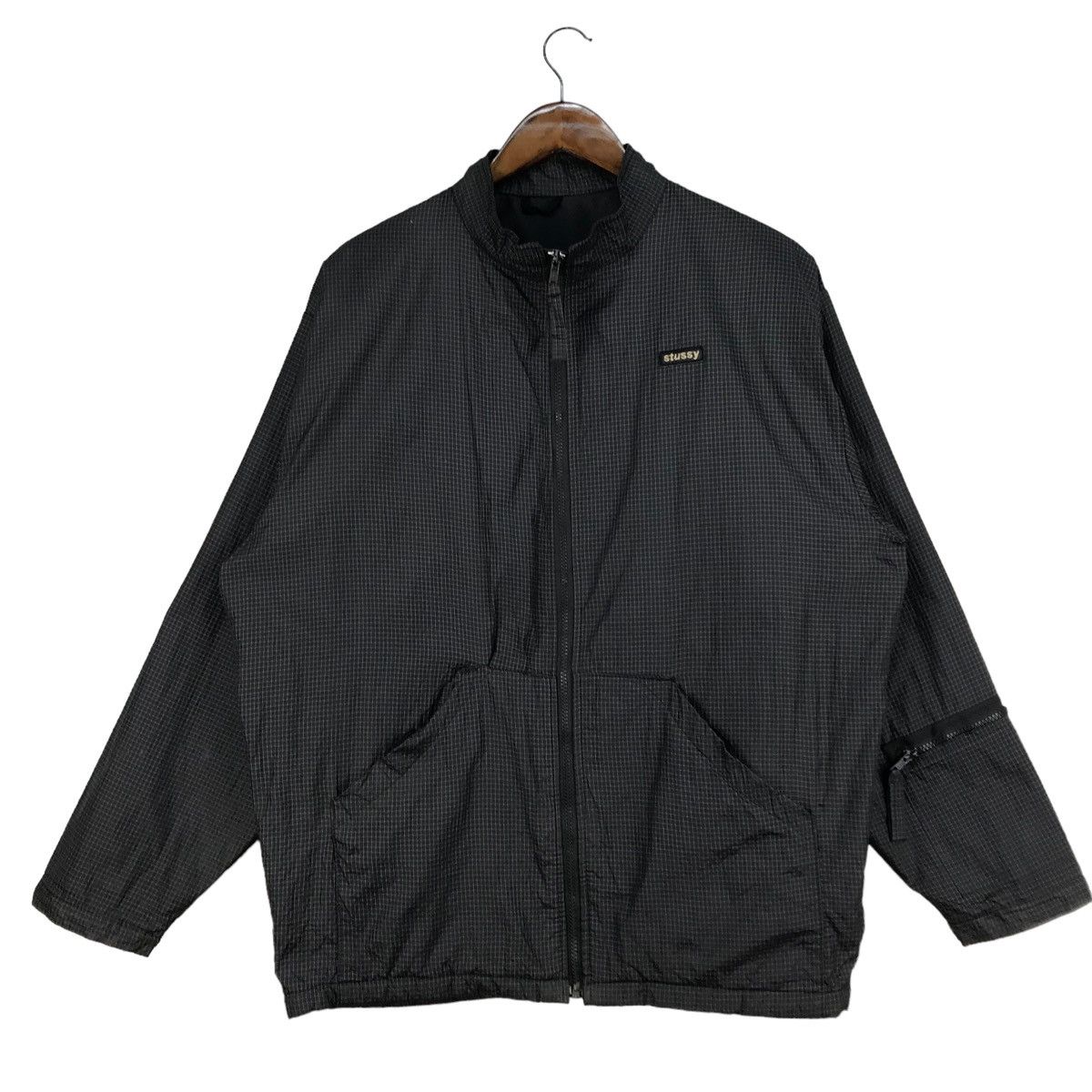 Stussy × Vintage Vintage Stussy Sport Fullzip Jacket Made in Usa