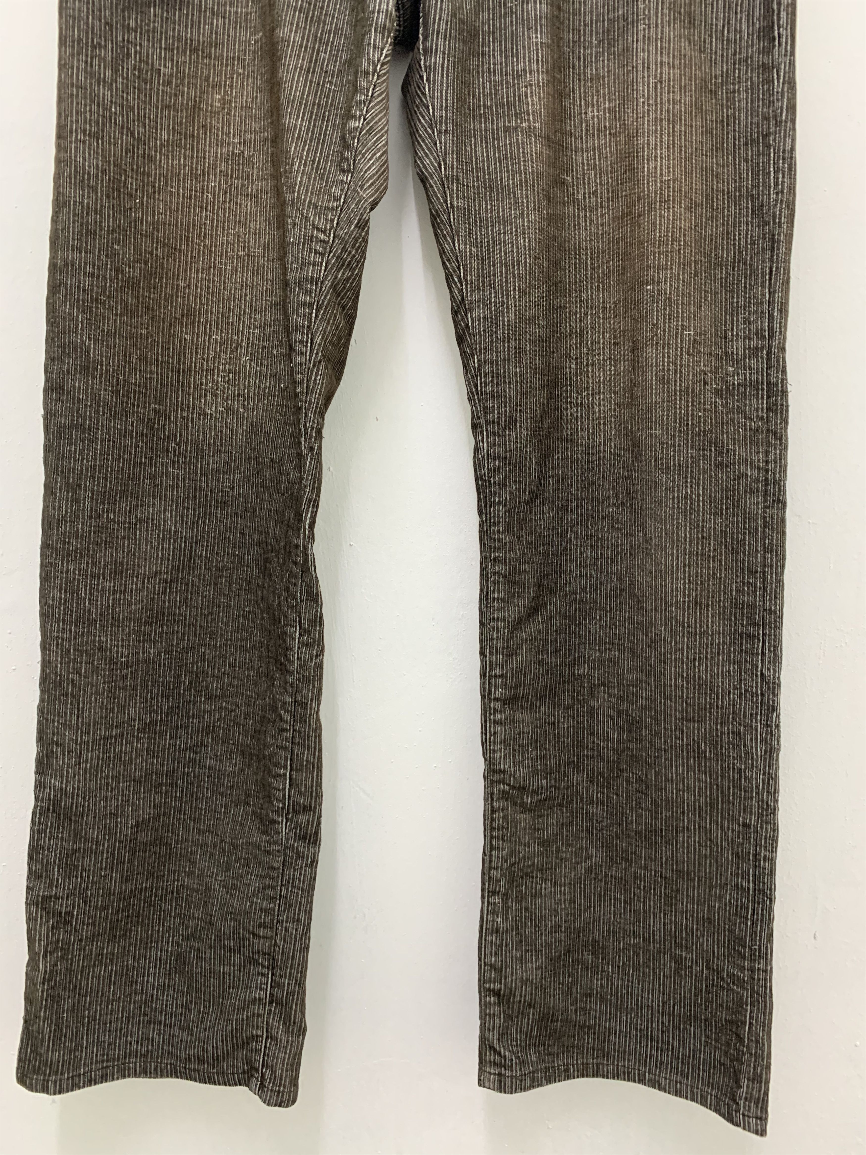 Japanese Brand Conduroy Pants Dark Brown Paris Homme Vtg Streetwear Size US 34 / EU 50 - 3 Thumbnail