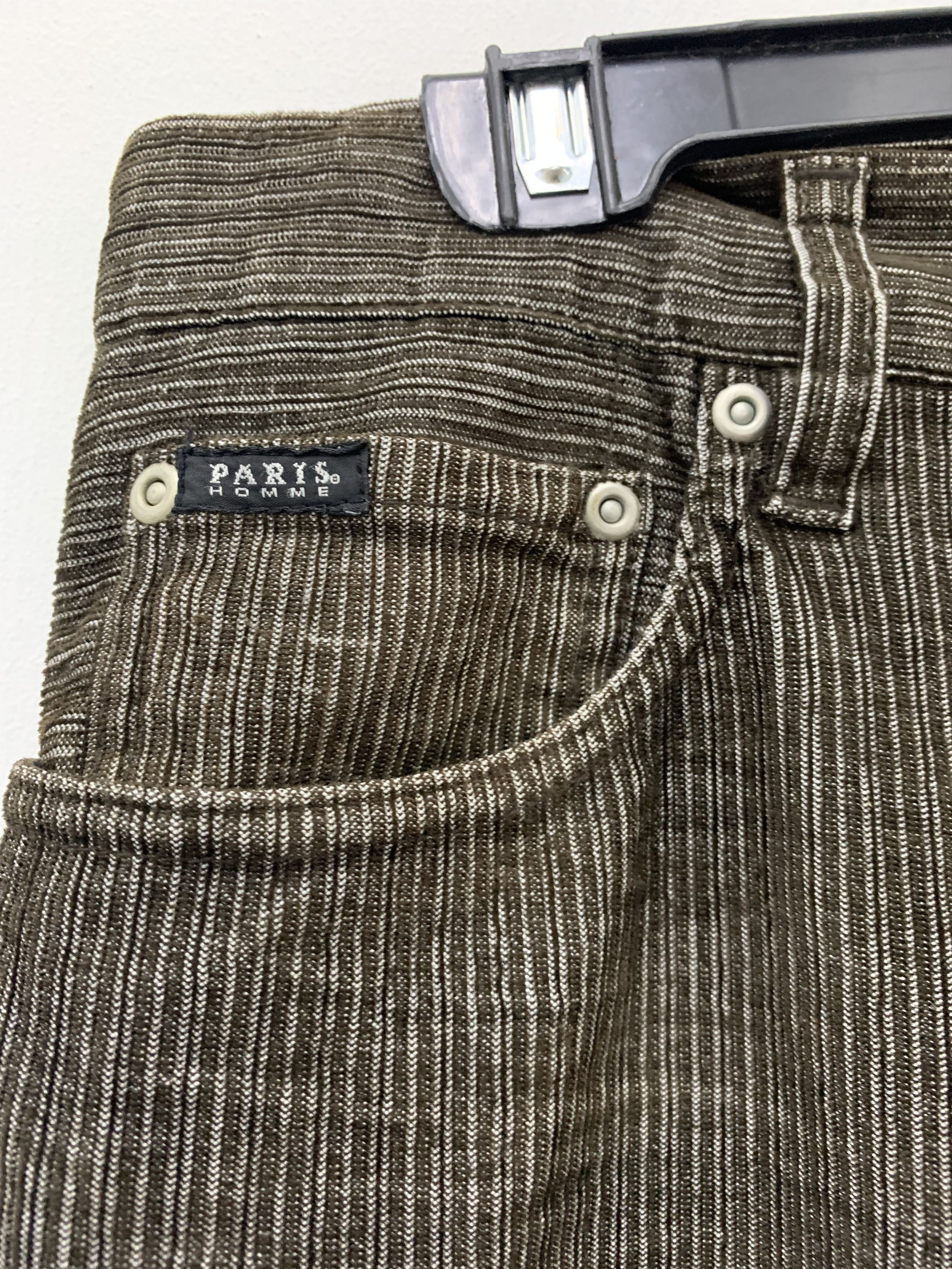 Japanese Brand Conduroy Pants Dark Brown Paris Homme Vtg Streetwear Size US 34 / EU 50 - 4 Thumbnail