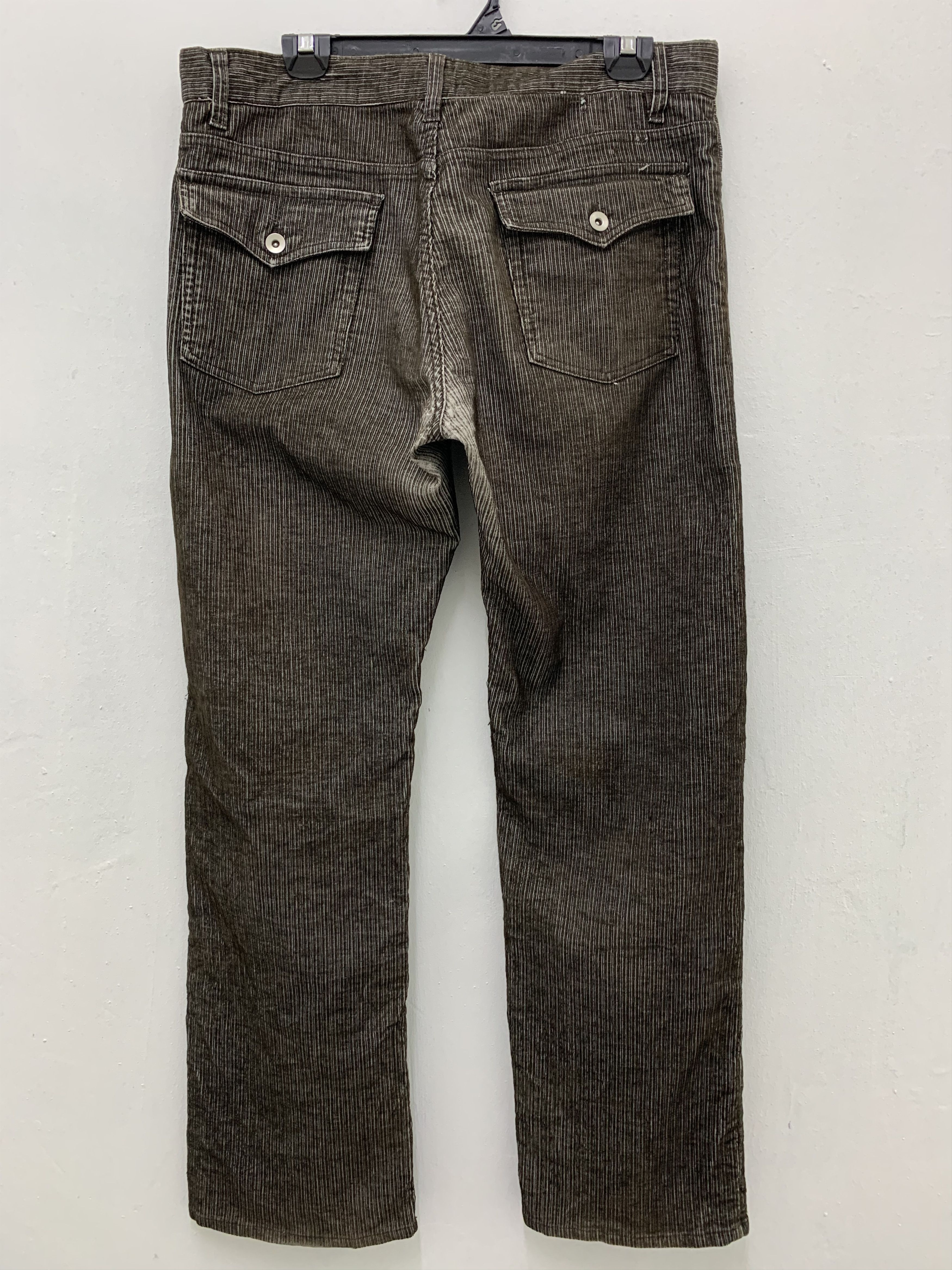 Japanese Brand Conduroy Pants Dark Brown Paris Homme Vtg Streetwear Size US 34 / EU 50 - 12 Thumbnail
