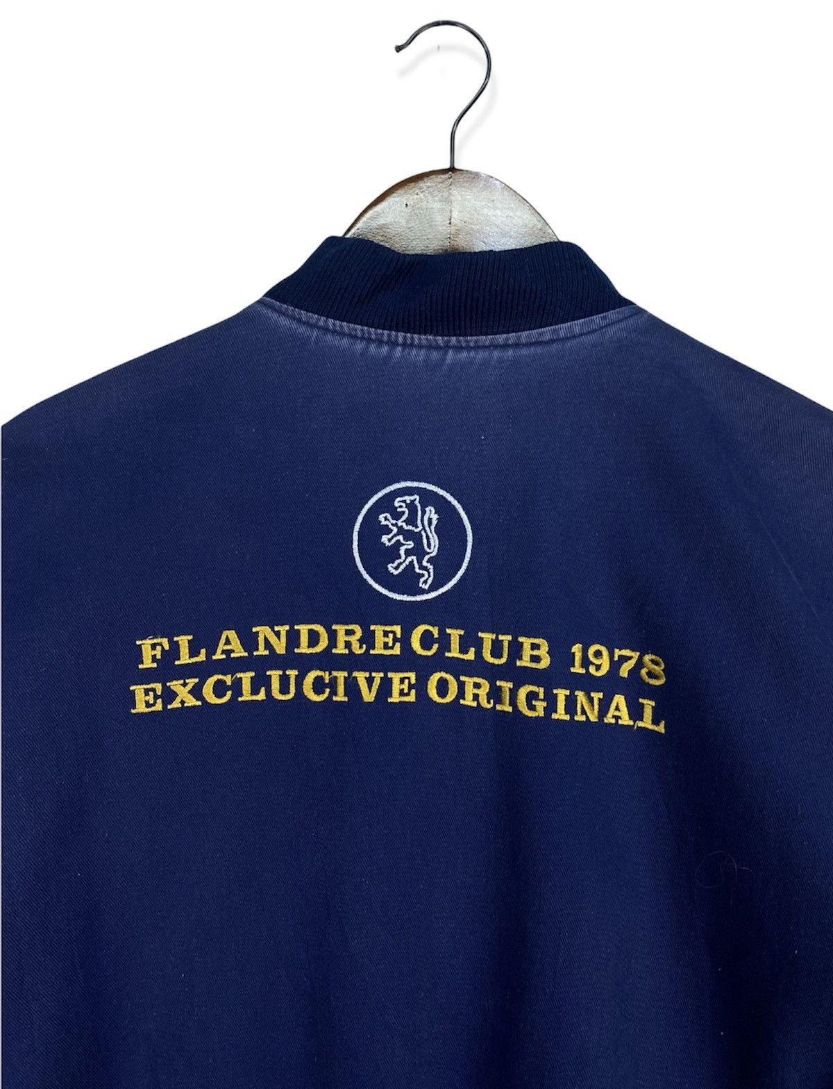 Vintage Vintage Flandre Club Reversible Bomber Jacket Size US M / EU 48-50 / 2 - 5 Thumbnail