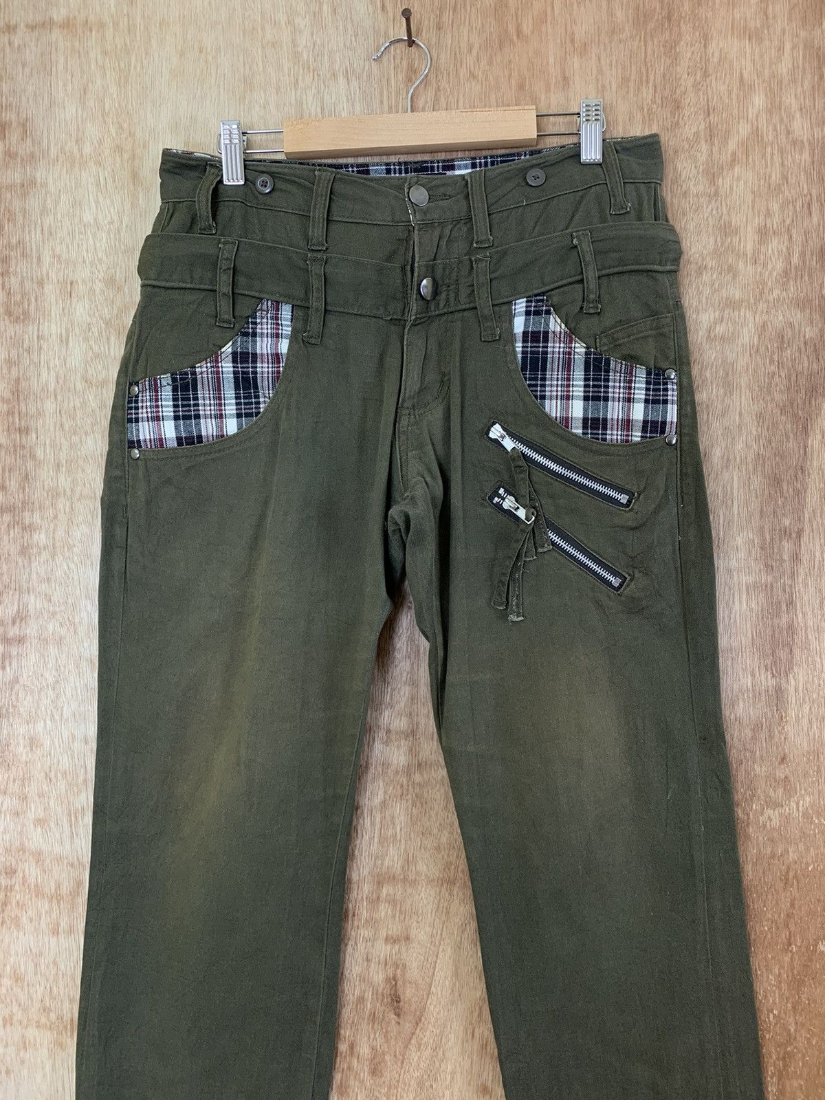 Japanese Brand Cropped Double Waist Multipocket Cargo Pants Vtg Streetwear Size US 30 / EU 46 - 3 Thumbnail