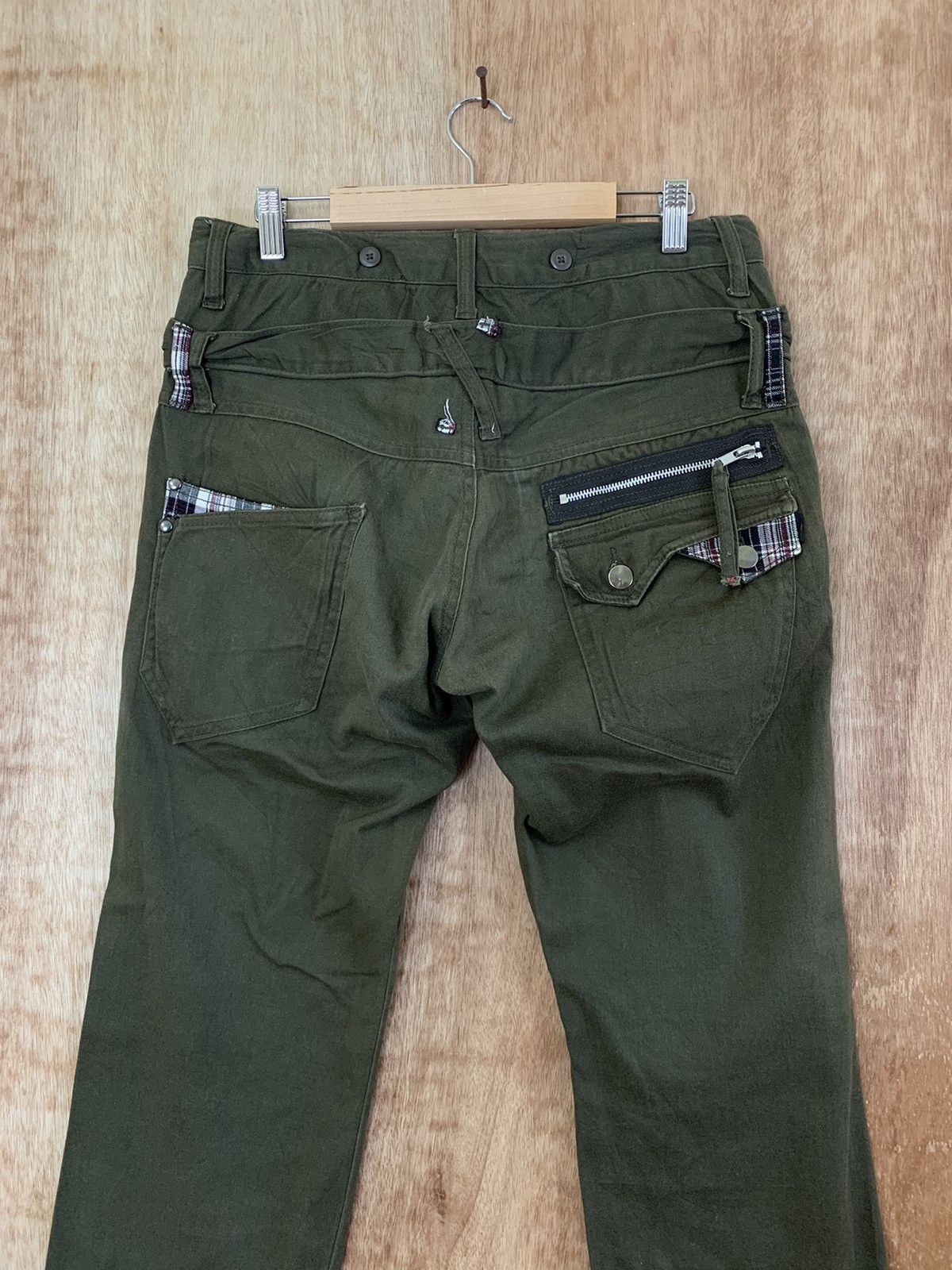 Japanese Brand Cropped Double Waist Multipocket Cargo Pants Vtg Streetwear Size US 30 / EU 46 - 11 Thumbnail