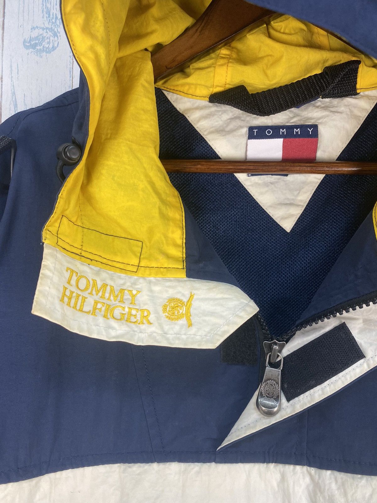 Tommy Hilfiger Vintage Tommy Hilfiger Anorak Hoodie Jacket Size US M / EU 48-50 / 2 - 12 Thumbnail