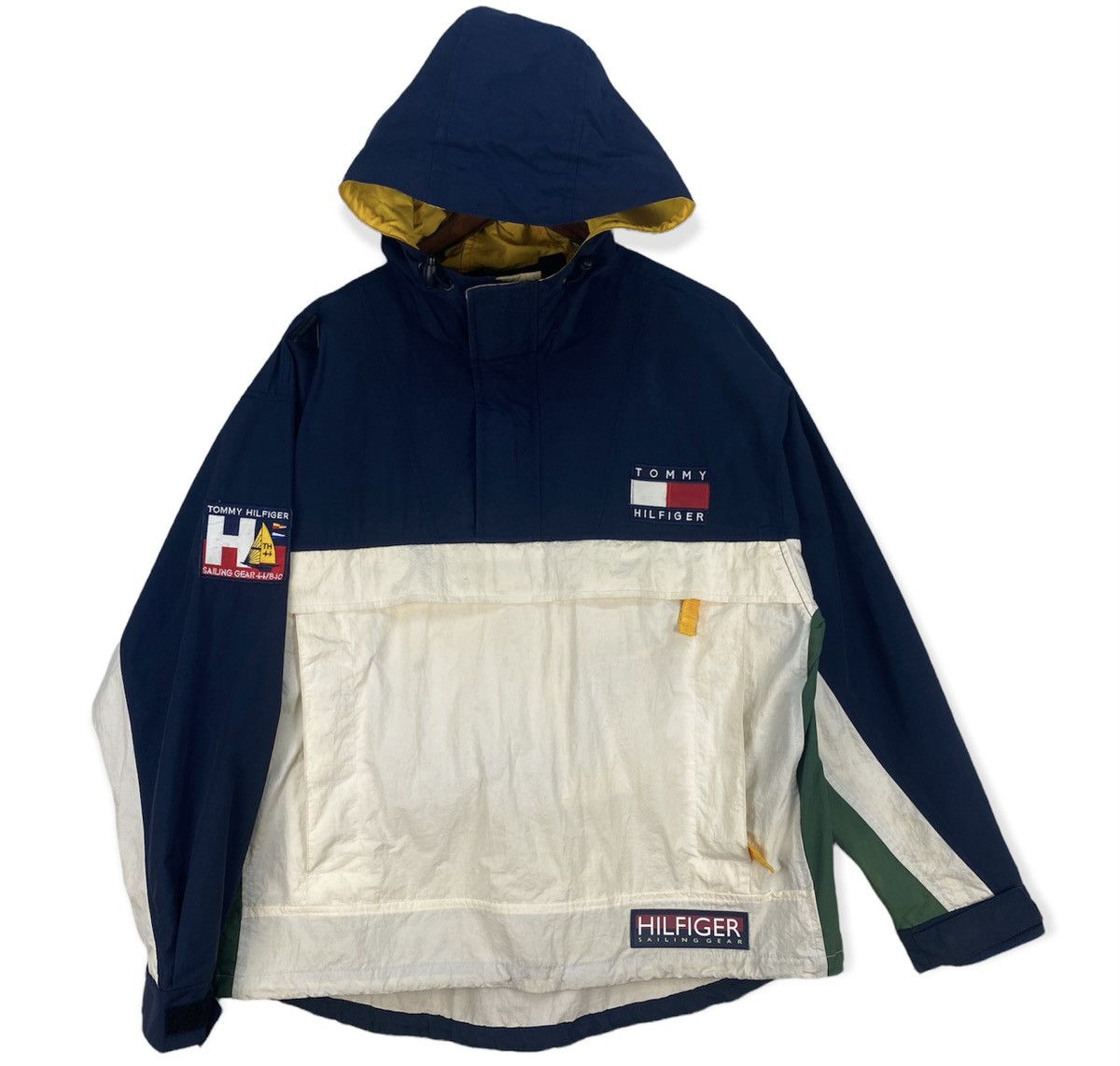 Tommy Hilfiger Vintage Tommy Hilfiger Anorak Hoodie Jacket Size US M / EU 48-50 / 2 - 1 Thumbnail