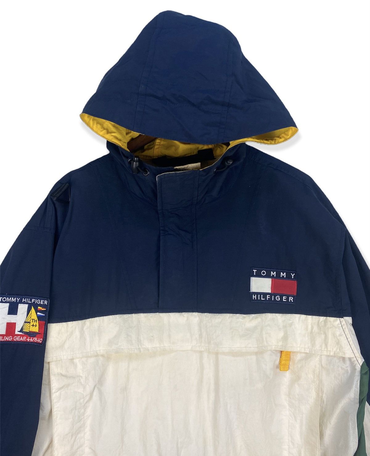 Tommy Hilfiger Vintage Tommy Hilfiger Anorak Hoodie Jacket Size US M / EU 48-50 / 2 - 2 Thumbnail