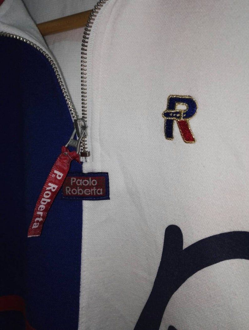 Japanese Brand Rare Paolo Roberta Italy Sweatshirt Embroidered Logo (ss43) Size US M / EU 48-50 / 2 - 3 Thumbnail