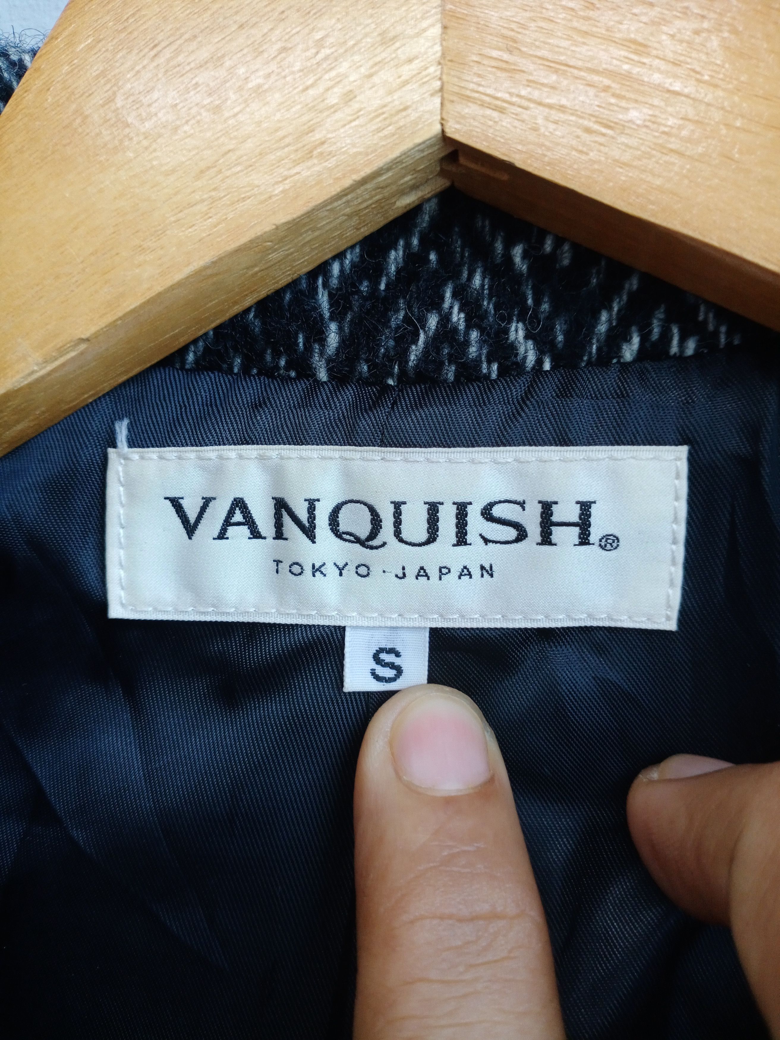 Vanquish 💥RARE💥Vintage Vanquish Japan Wool Long Coat Jacket Size US S / EU 44-46 / 1 - 7 Thumbnail