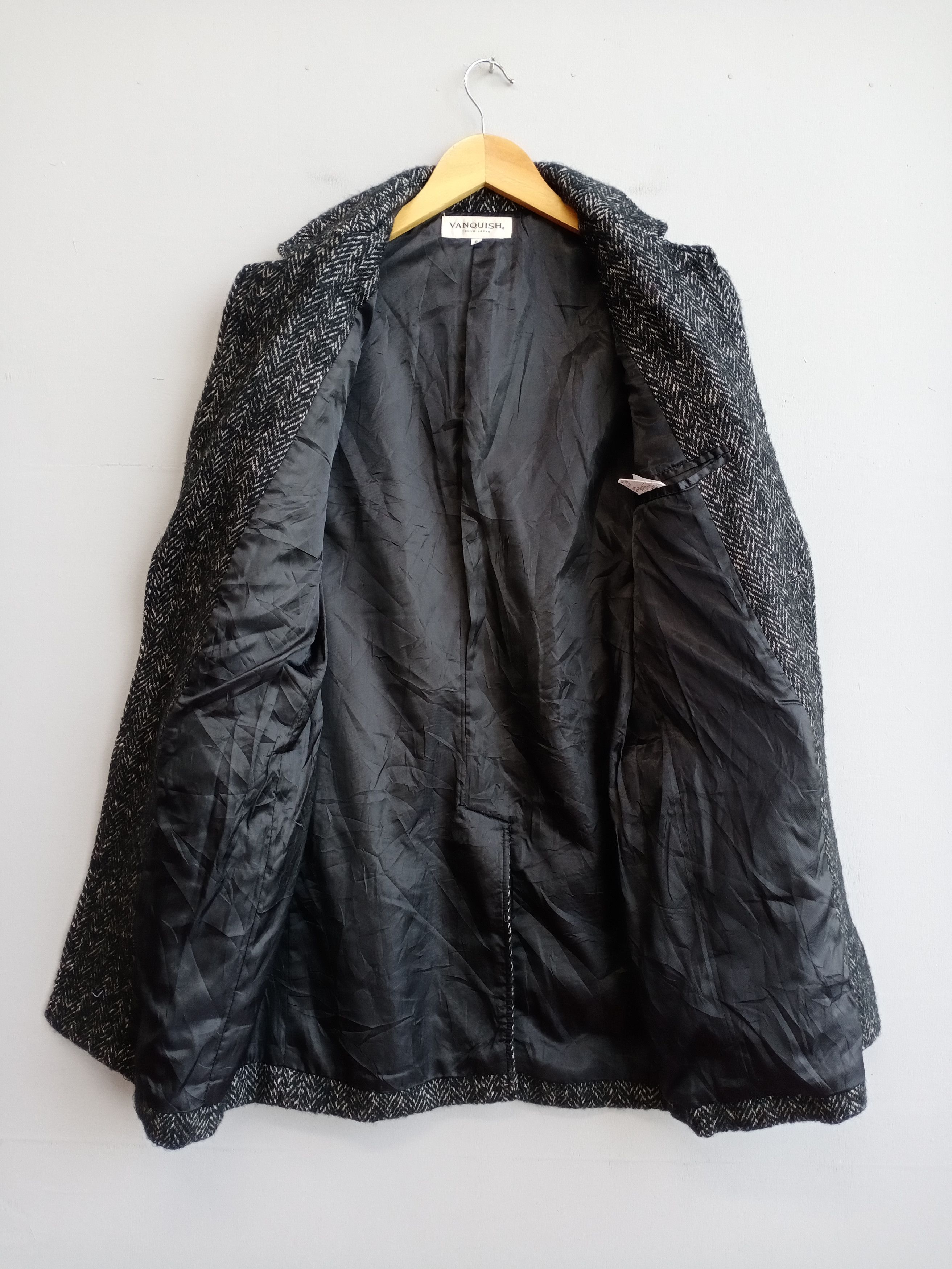 Vanquish 💥RARE💥Vintage Vanquish Japan Wool Long Coat Jacket Size US S / EU 44-46 / 1 - 4 Thumbnail