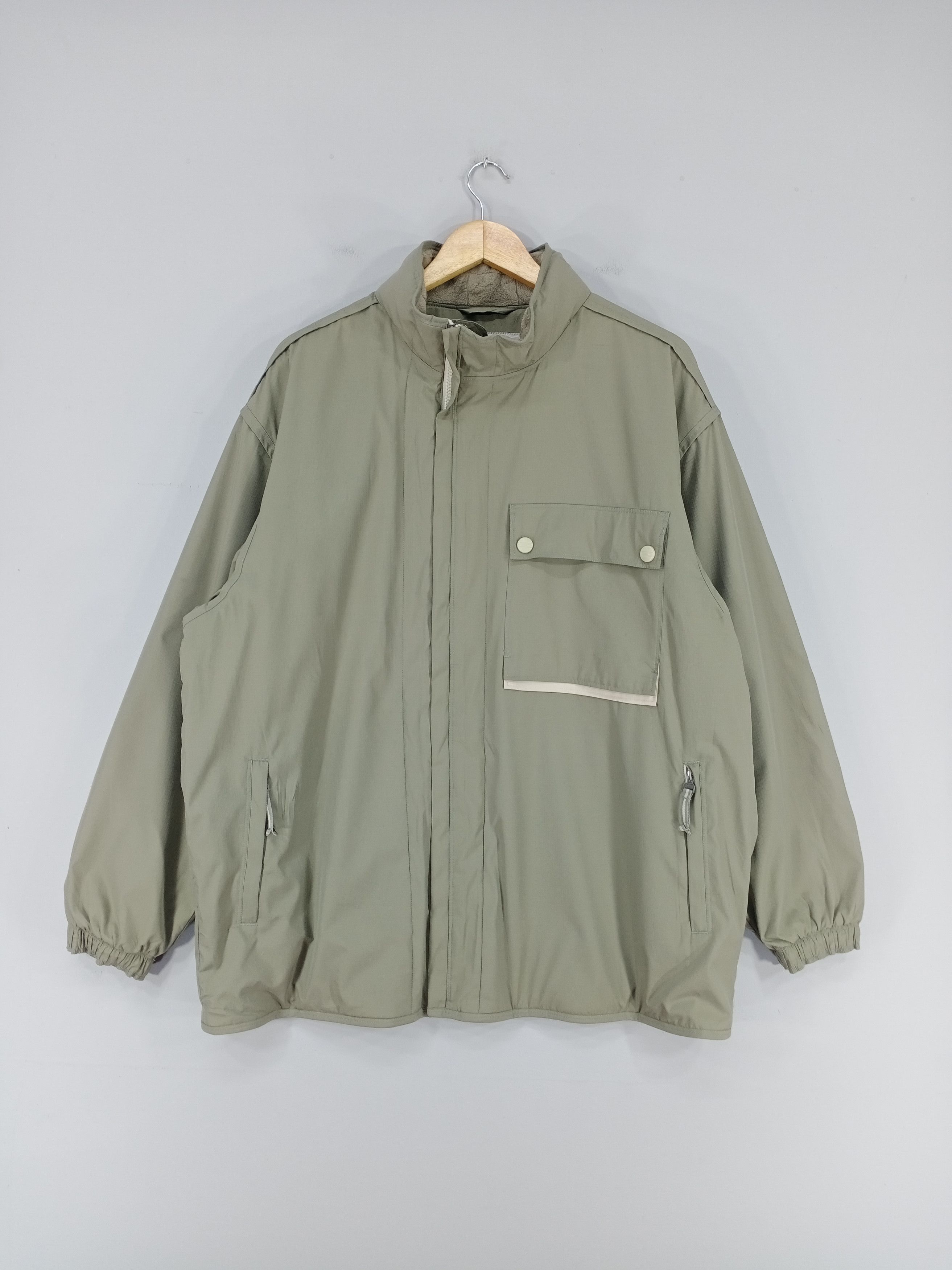Nike 💥RARE💥Vintage Y2K Nike Single Pocket Zipper Jacket Size US XL / EU 56 / 4 - 1 Thumbnail