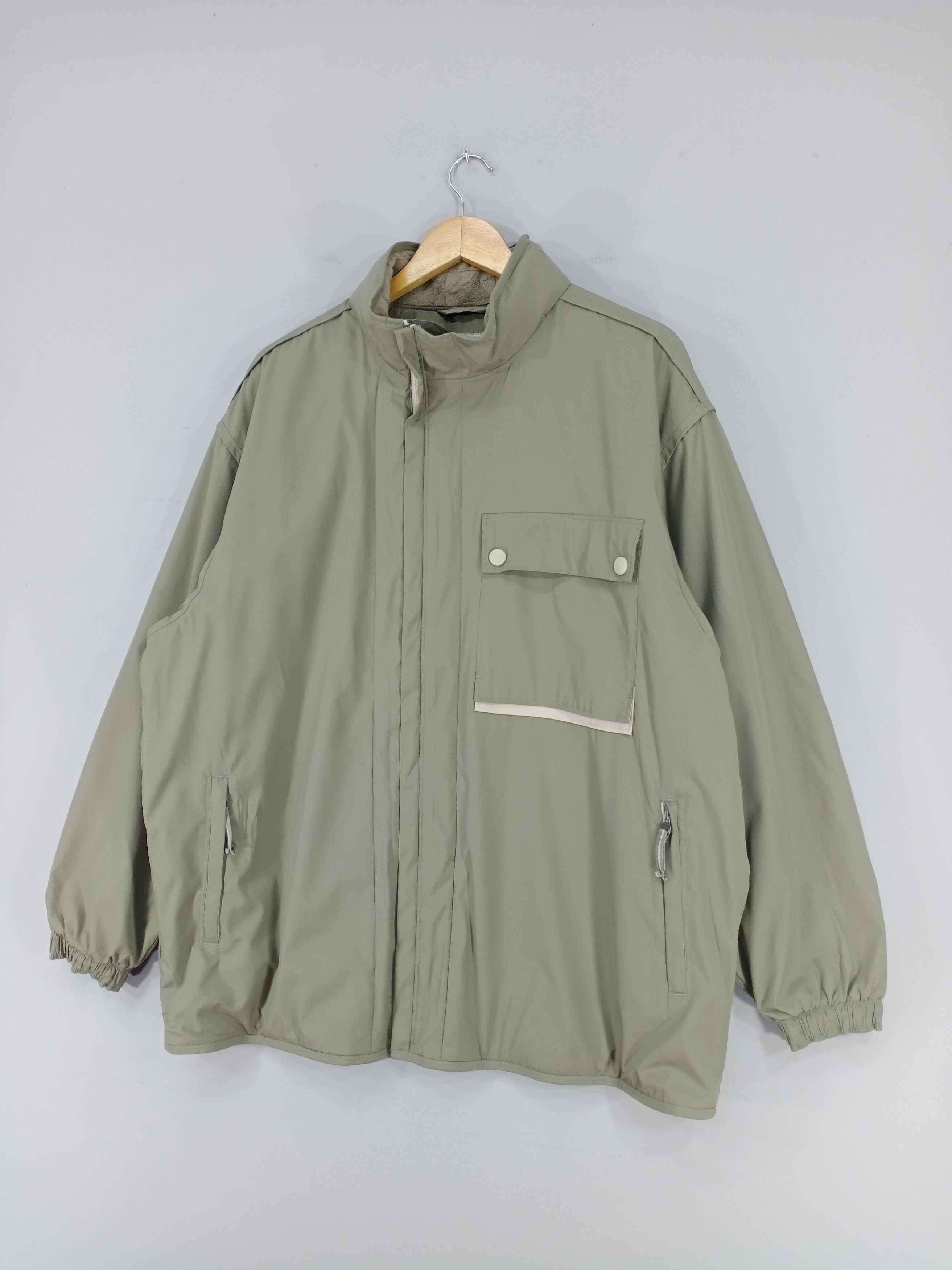 Nike 💥RARE💥Vintage Y2K Nike Single Pocket Zipper Jacket Size US XL / EU 56 / 4 - 2 Thumbnail