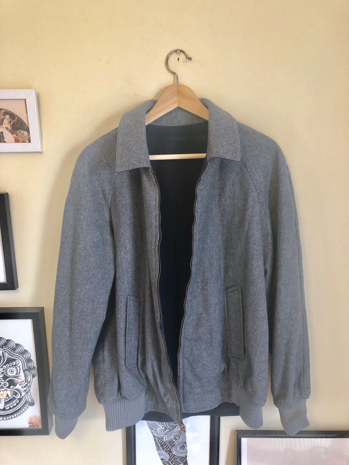 Other Made in England Vintage Reversible Wool bomber Casual style Size US M / EU 48-50 / 2 - 1 Thumbnail
