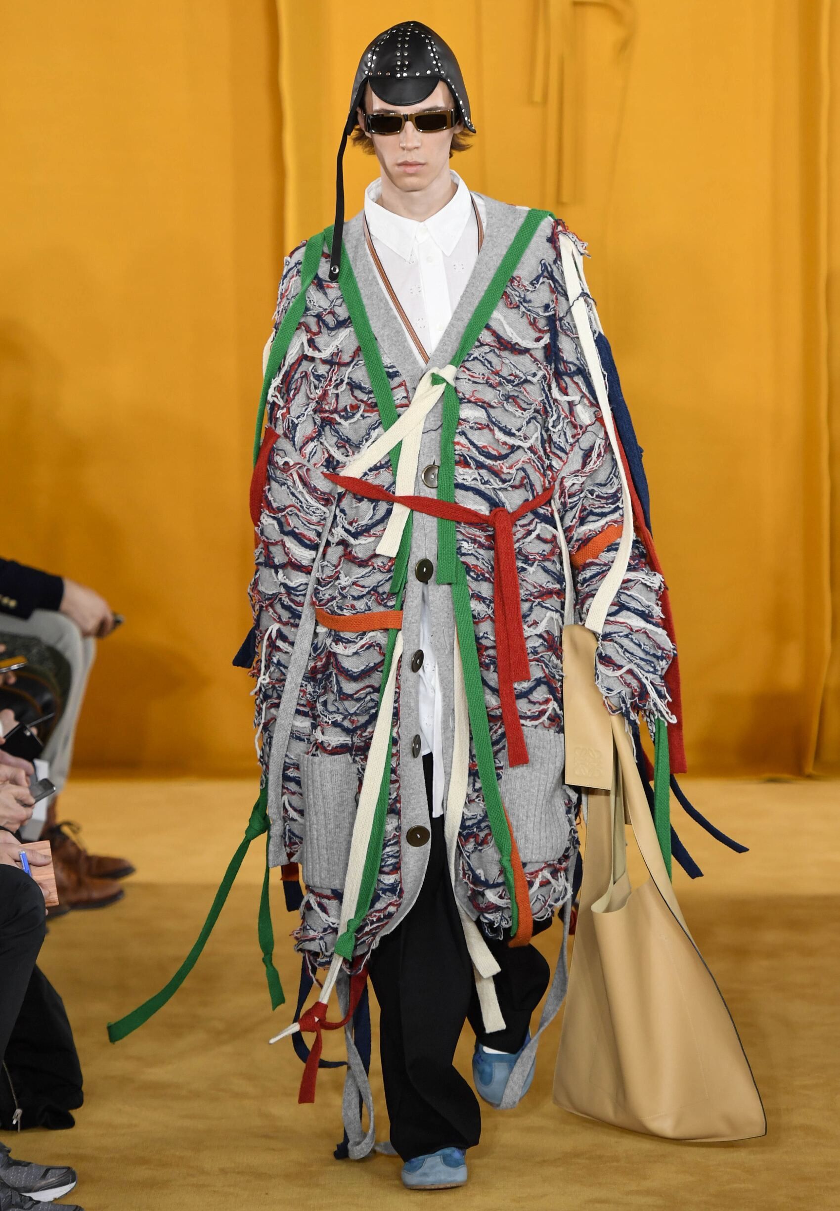 FW19 Runway Oversized Cardigan with Tassles