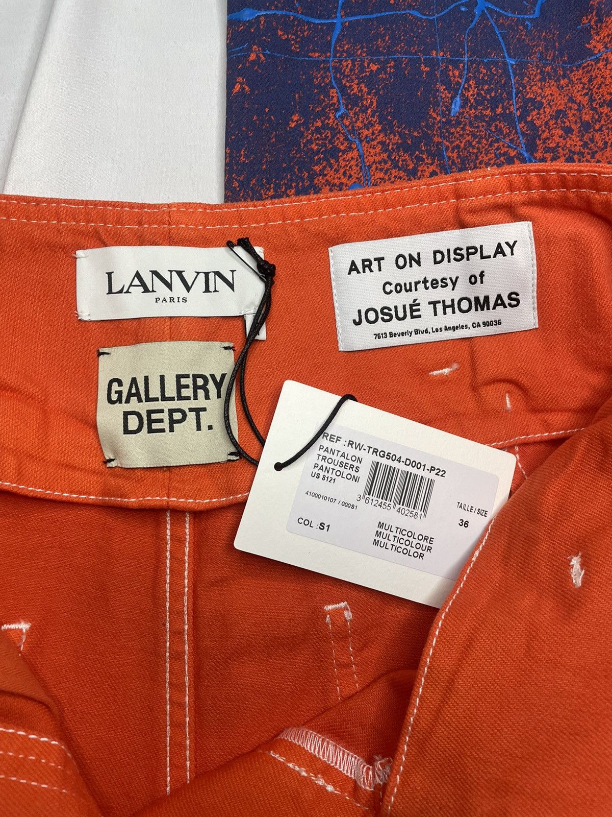 Gallery Dept. × Lanvin Gallery Dept x Lanvin Splatter Paint Pants Size US 30 / EU 46 - 8 Thumbnail