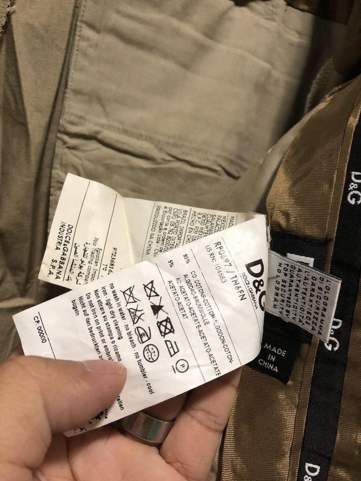 Dolce & Gabbana DOLCE & GABBANA TROUSER SLACK PANTS Size 38" / US 16 / IT 52 - 7 Thumbnail