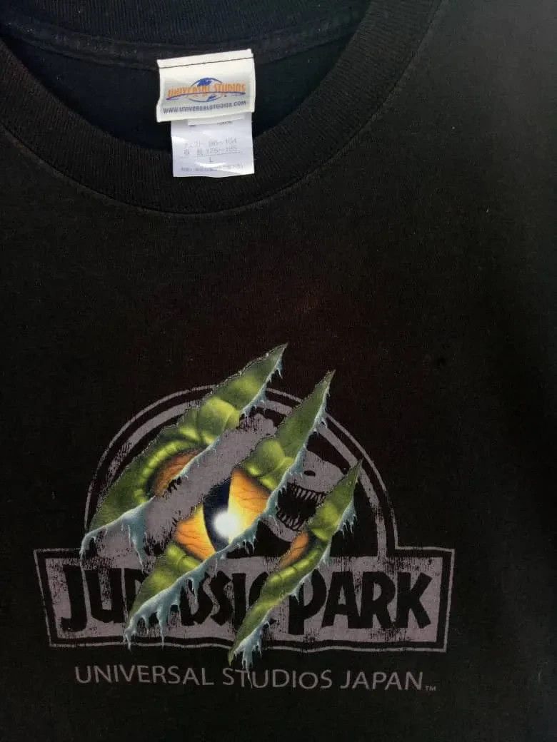 Vintage VINTAGE JURASSIC PARK universal studios Japan tee shirt Size US L / EU 52-54 / 3 - 3 Thumbnail