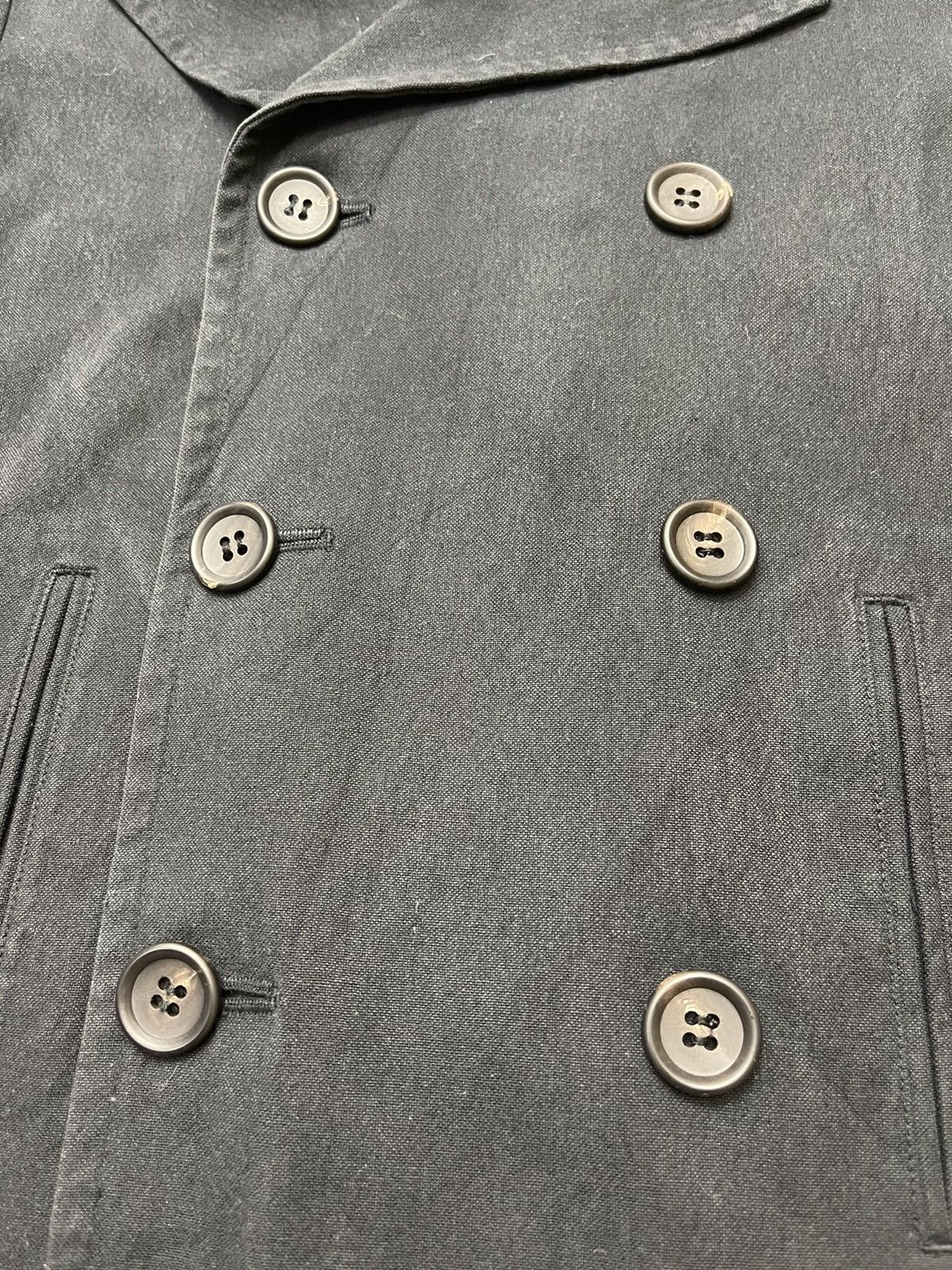Yohji Yamamoto SS18 Yohji Yamamoto Double Breasted Jacket Size S / US 4 / IT 40 - 5 Thumbnail