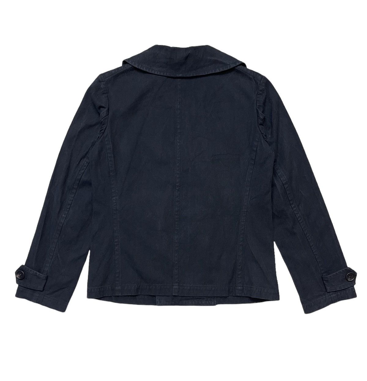 Yohji Yamamoto SS18 Yohji Yamamoto Double Breasted Jacket Size S / US 4 / IT 40 - 2 Thumbnail