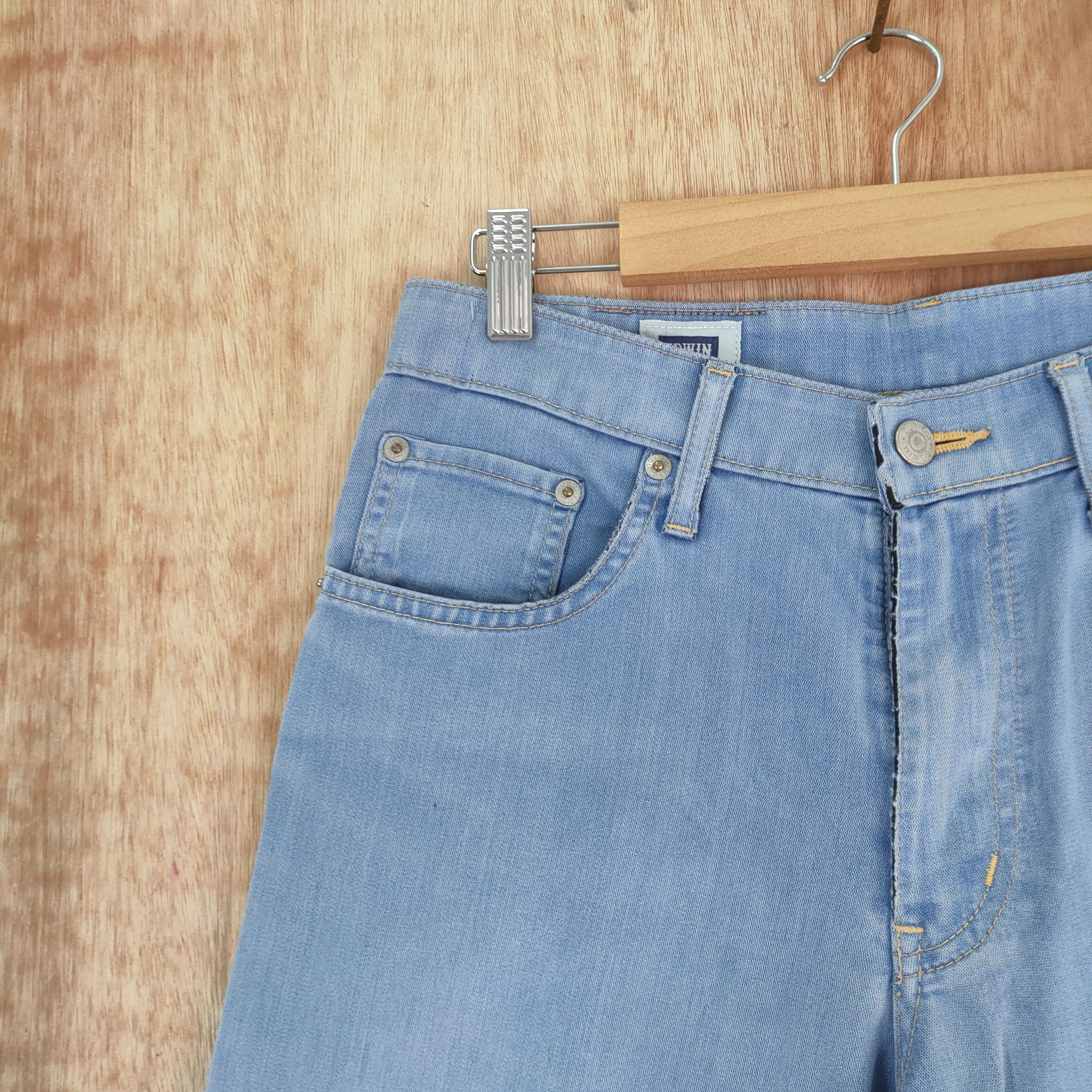 Edwin × Vintage EDWIN LIGHT BLUE JEANS PANTS Size US 29 - 10 Thumbnail