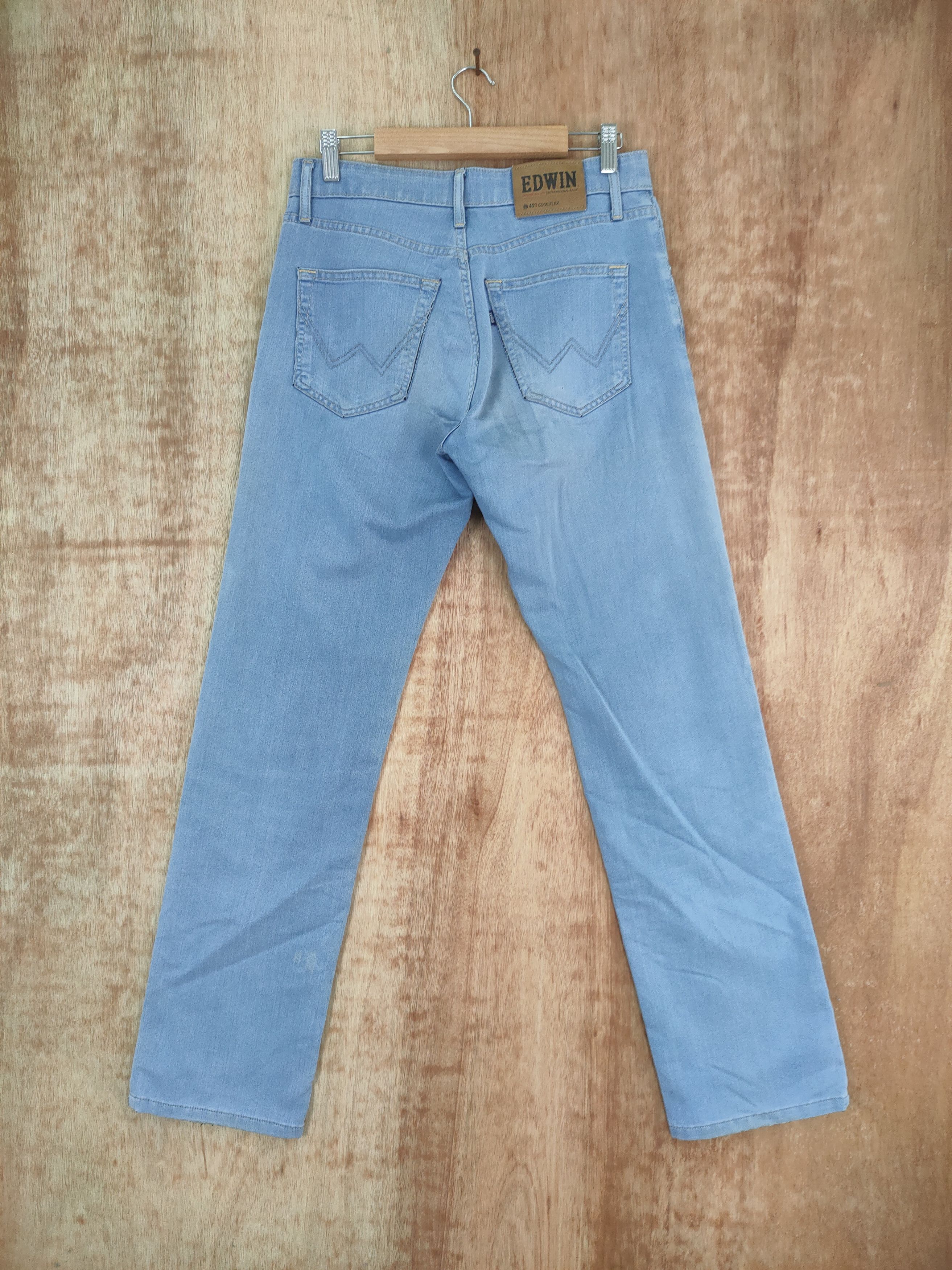 Edwin × Vintage EDWIN LIGHT BLUE JEANS PANTS Size US 29 - 5 Thumbnail