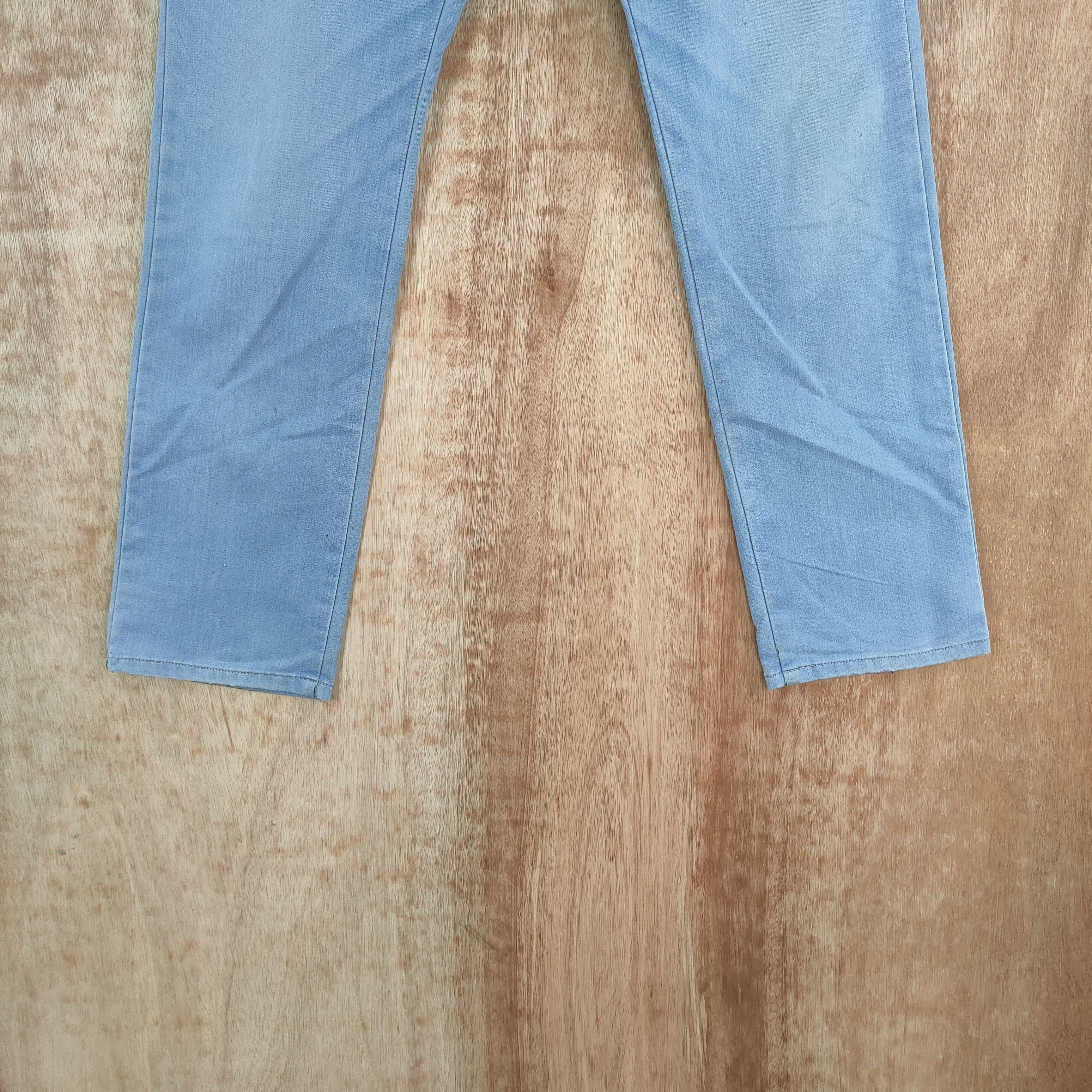 Edwin × Vintage EDWIN LIGHT BLUE JEANS PANTS Size US 29 - 3 Thumbnail