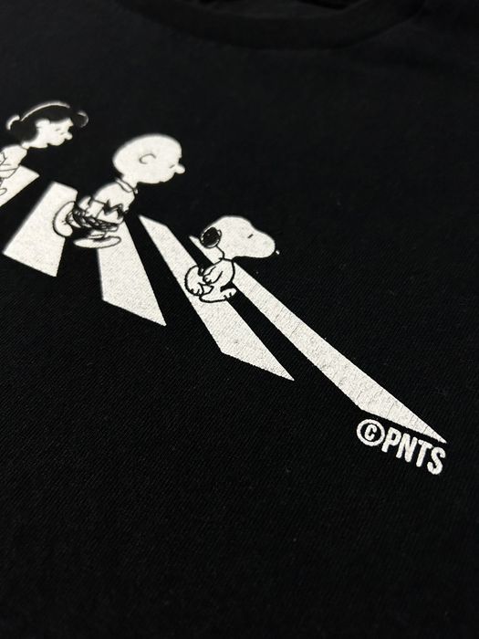 Peanuts Vintage Peanuts X Beatles Abbey Road Tshirt Grailed